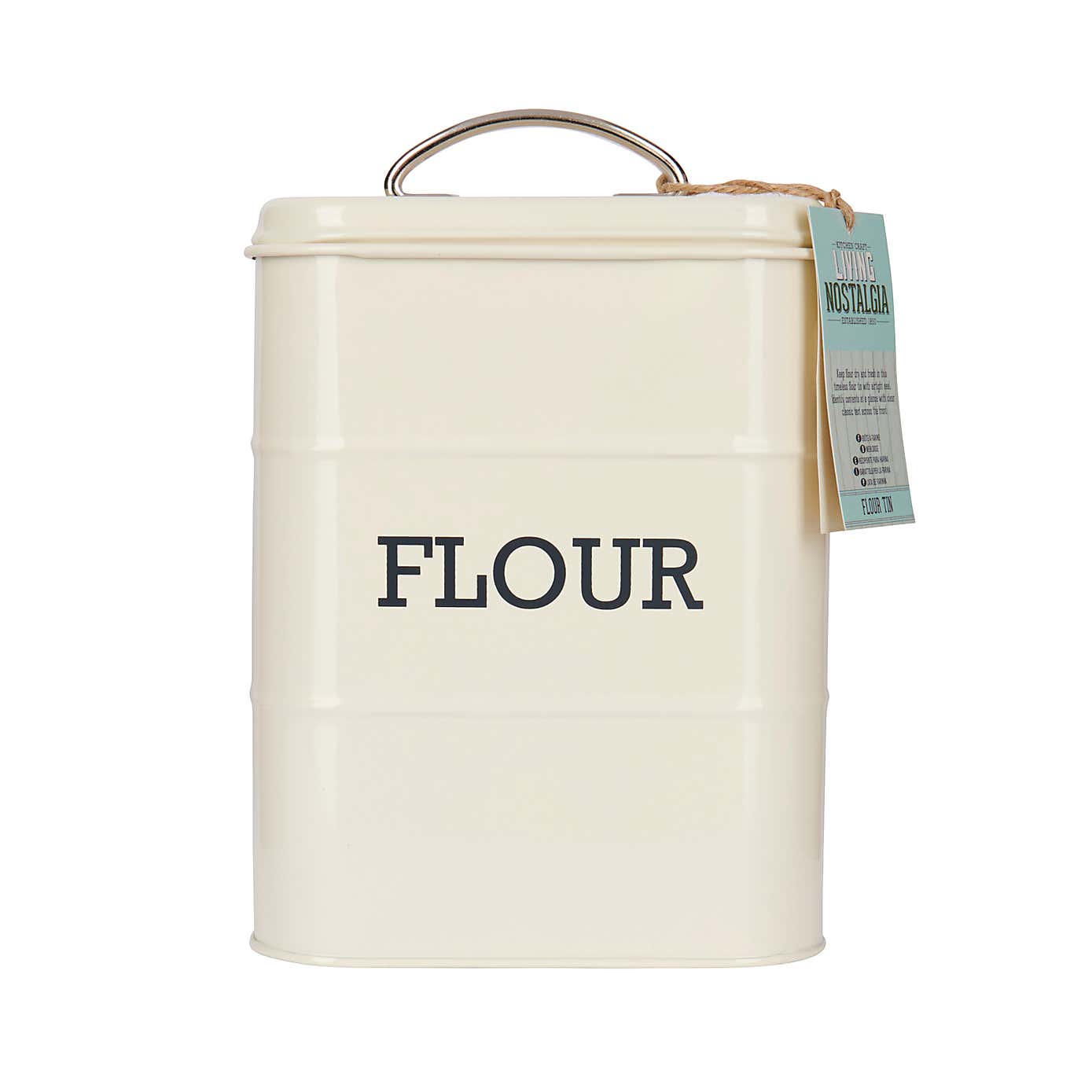 KitchenCraft Airtight Metal Flour Storage Container