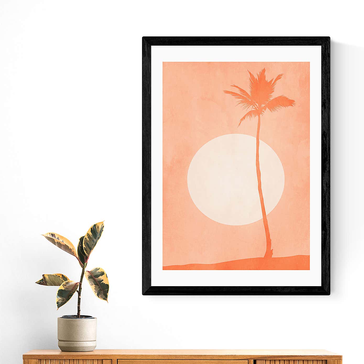 East End Prints St. Tropez Sunset by Kubistika Print