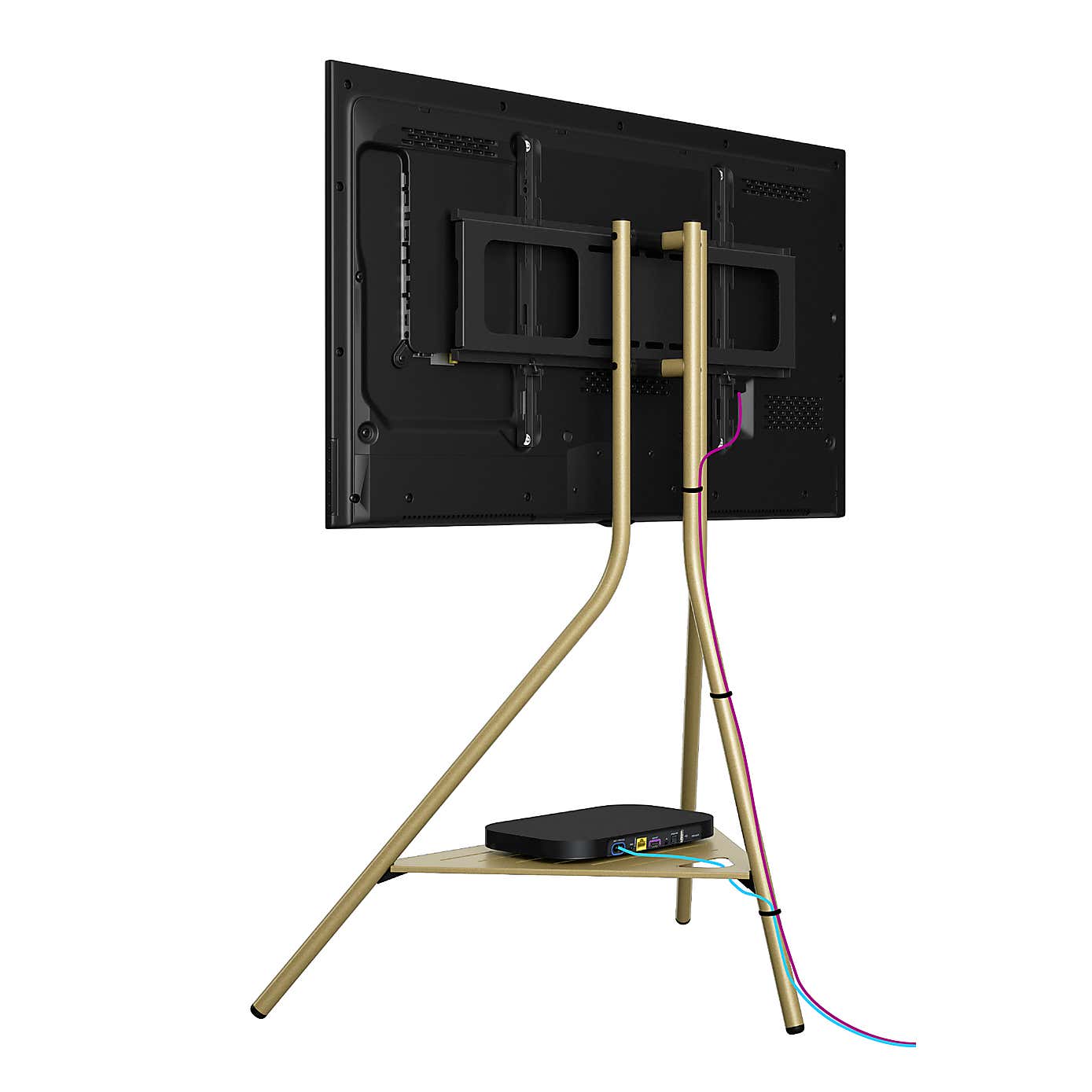 AVF Tiga Freestanding Metal Tripod TV Stand for TVs up to 65"