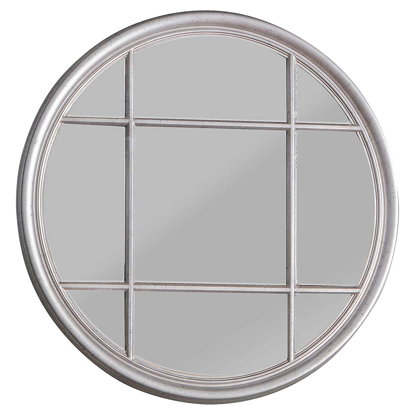 Ezio Window Round Wall Mirror