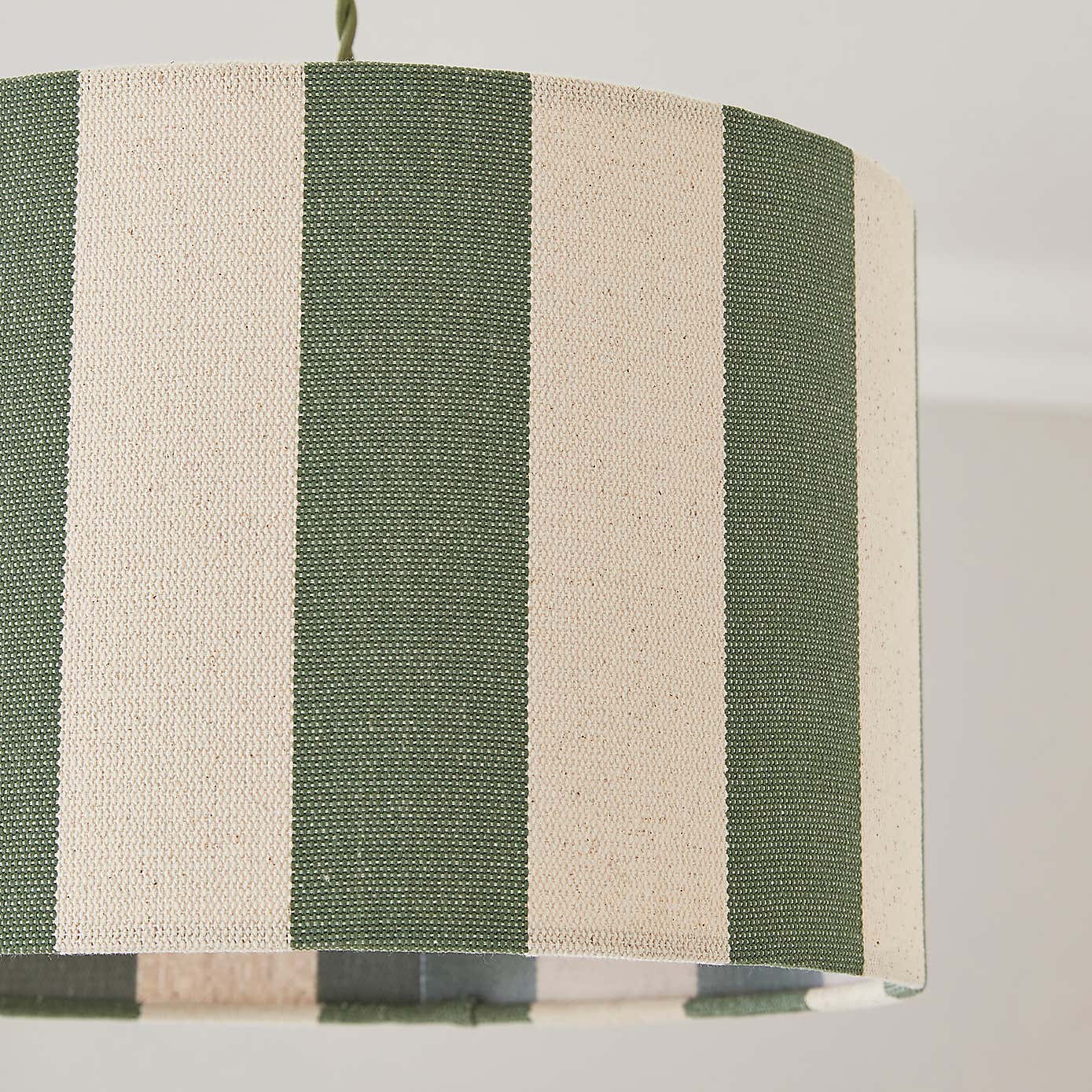 Beatrice Stripe Drum Lamp Shade