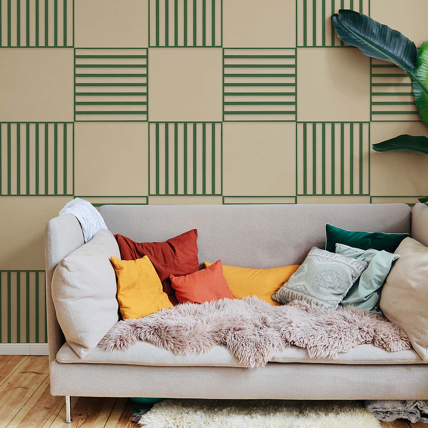 Decorative Stripe Wooden Tiles