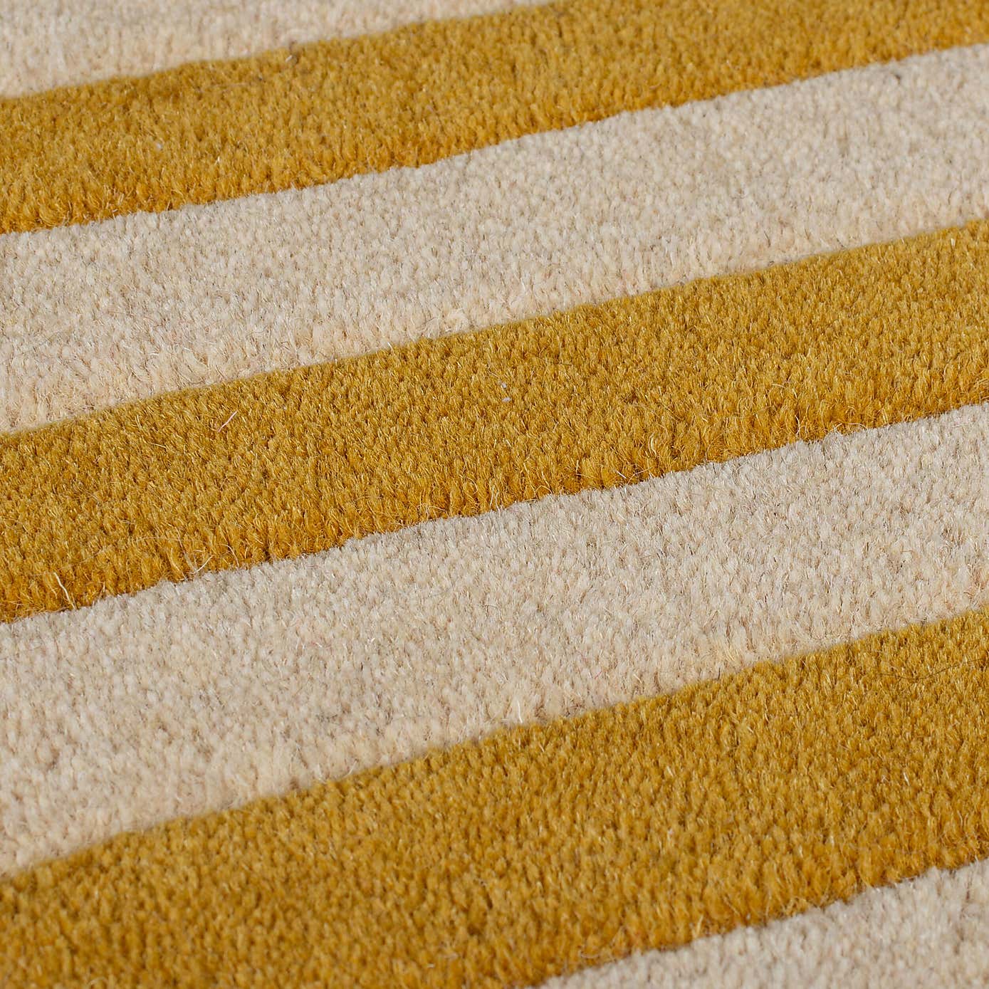 Milo Scallop Yellow Wool Rug