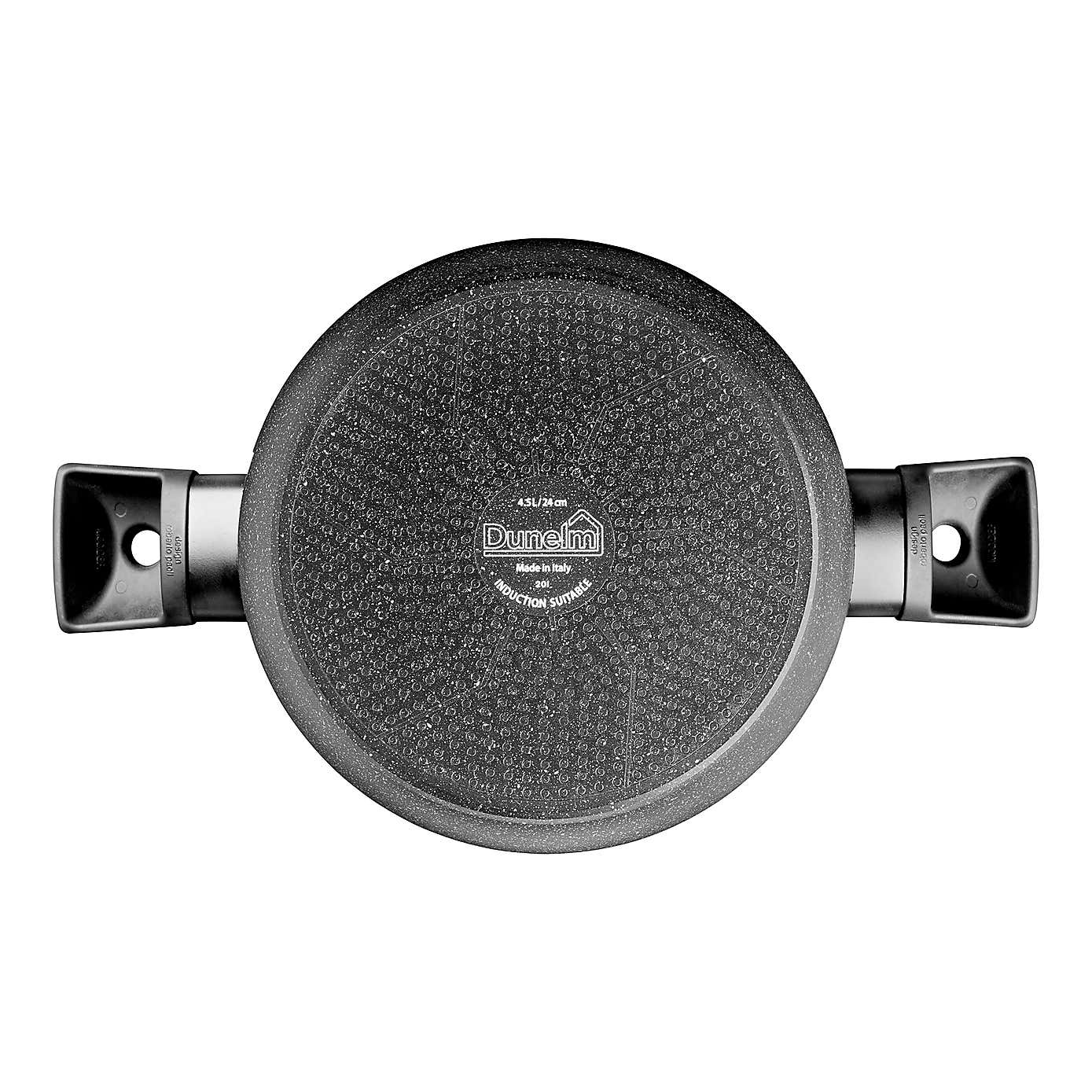 Dunelm Non-Stick Recycled Aluminium Stockpot, 24cm