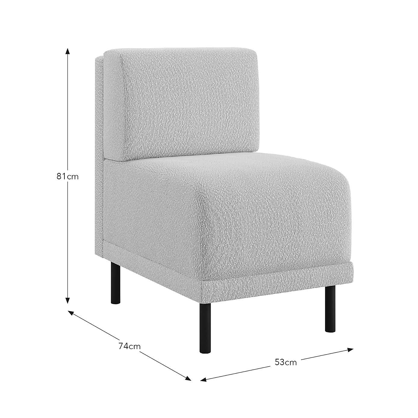 Mae Small Dining Bench, Boucle