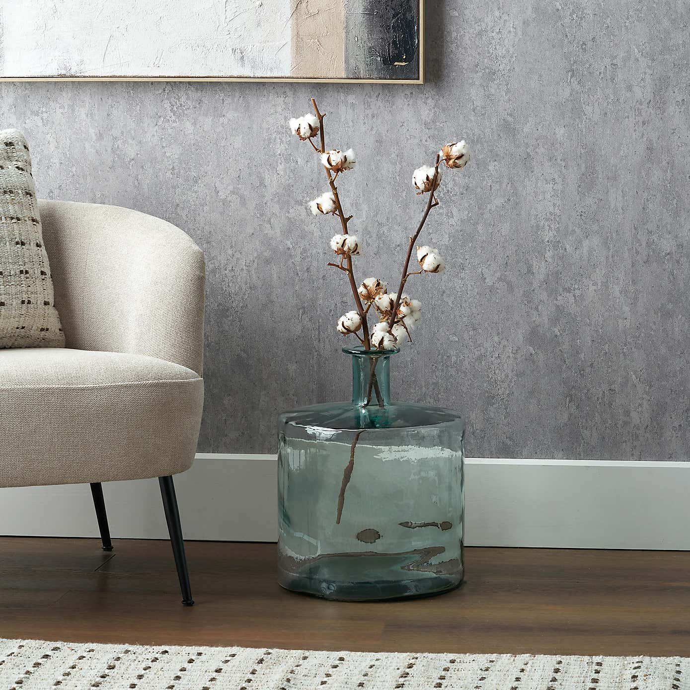 Clear Glass Bottle Vase