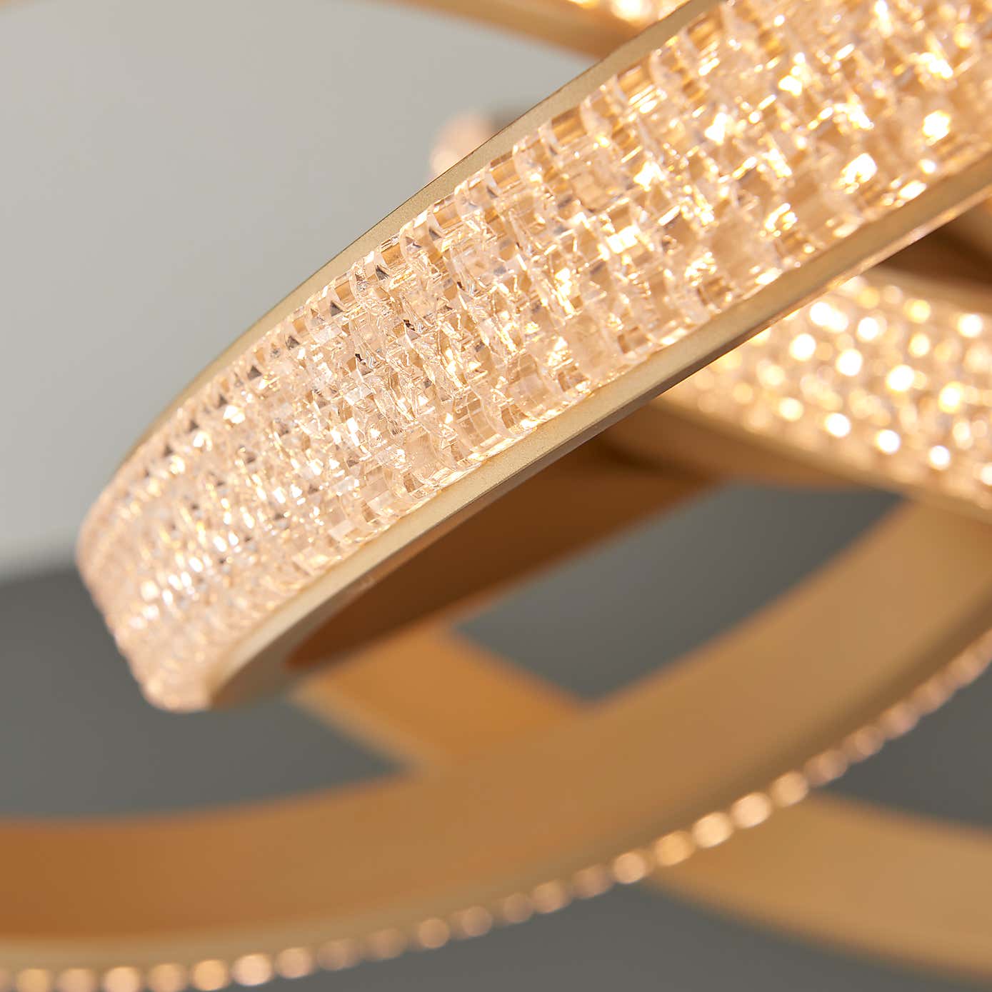 Vogue Sierra 4 Light Semi Flush Ceiling Light