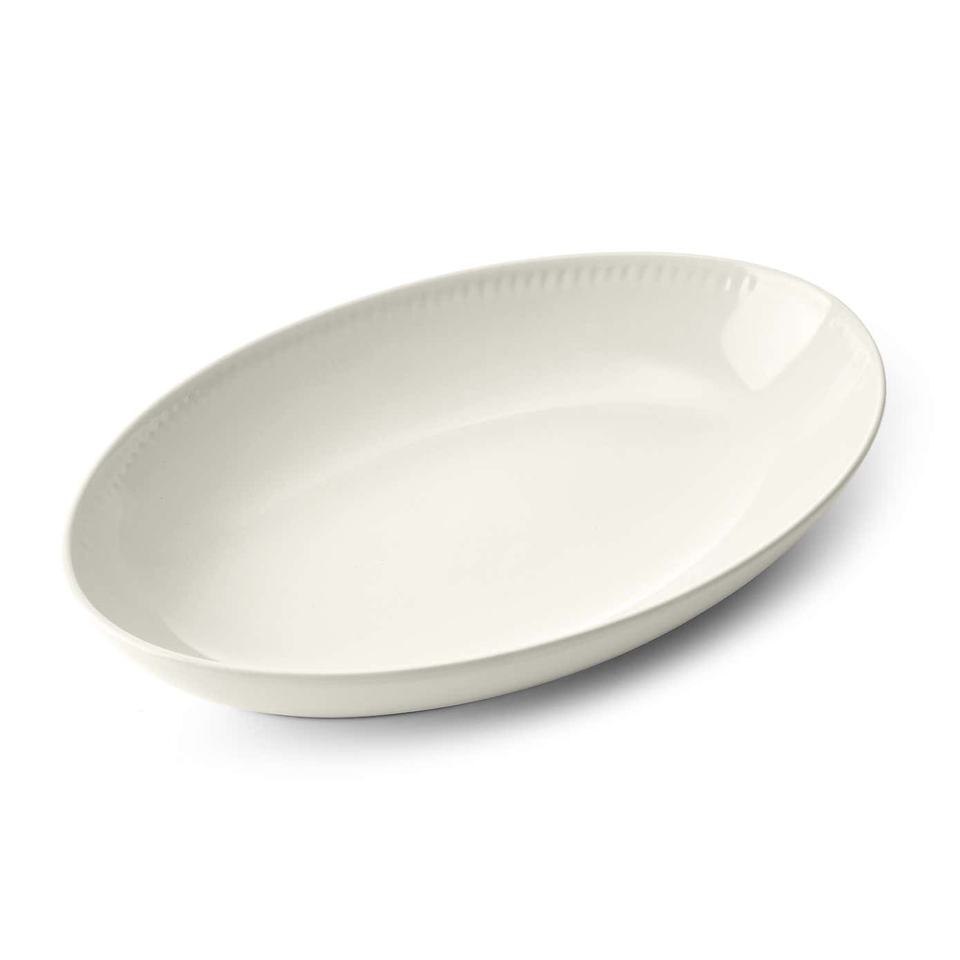 Mikasa Cranbourne White Ceramic Serving Bowl