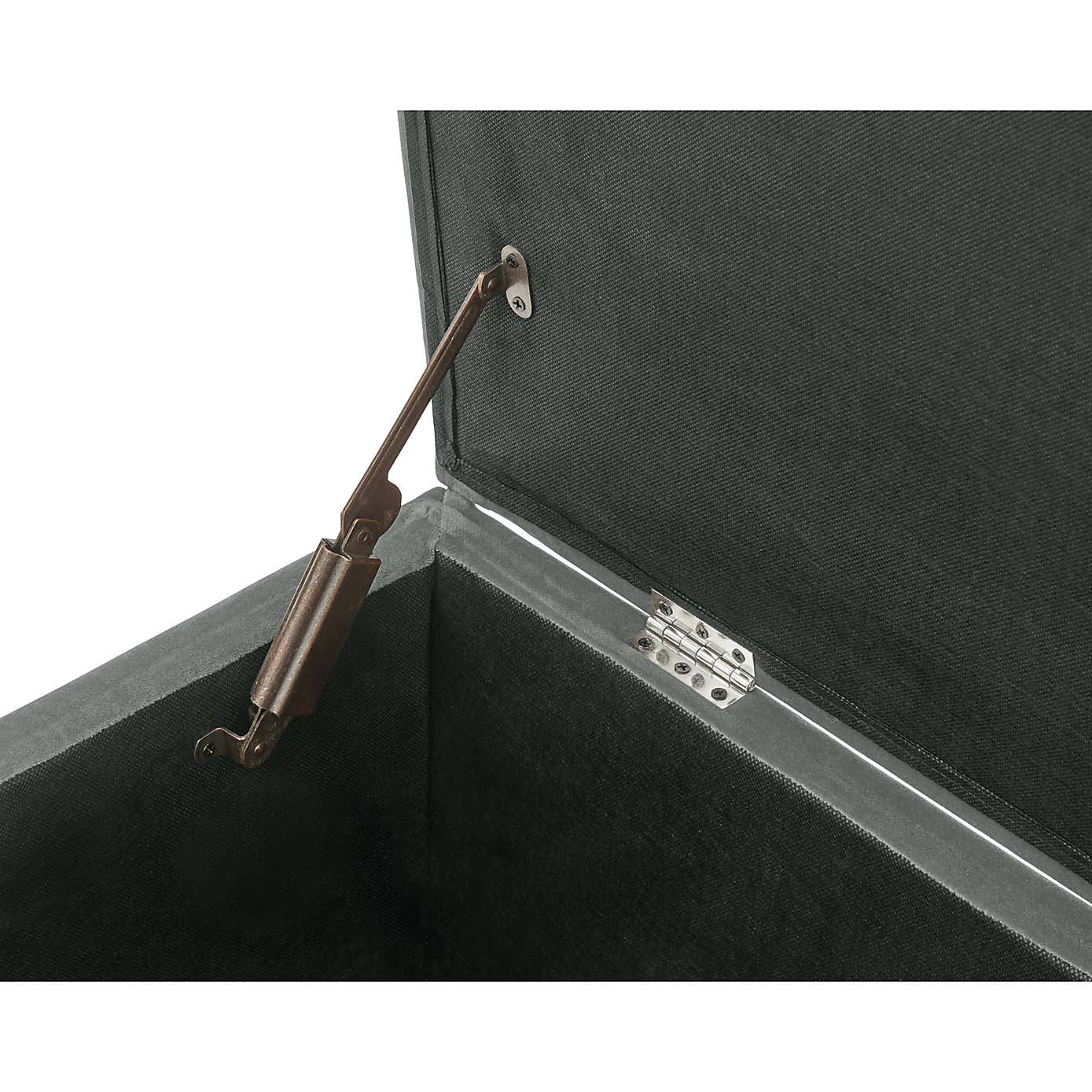 Mystica Velour Ottoman Storage Bench