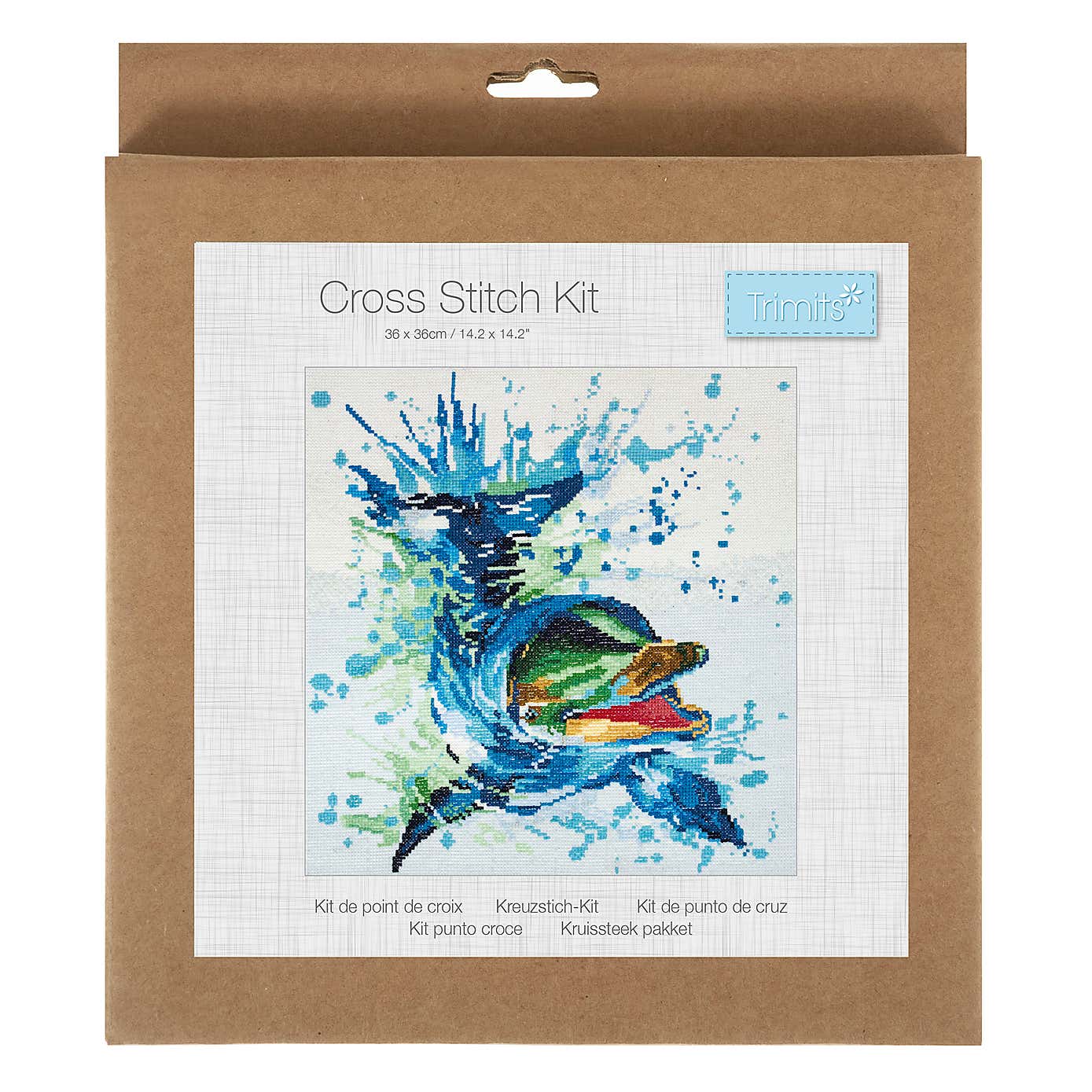 Cross Stitch Large Dolphin