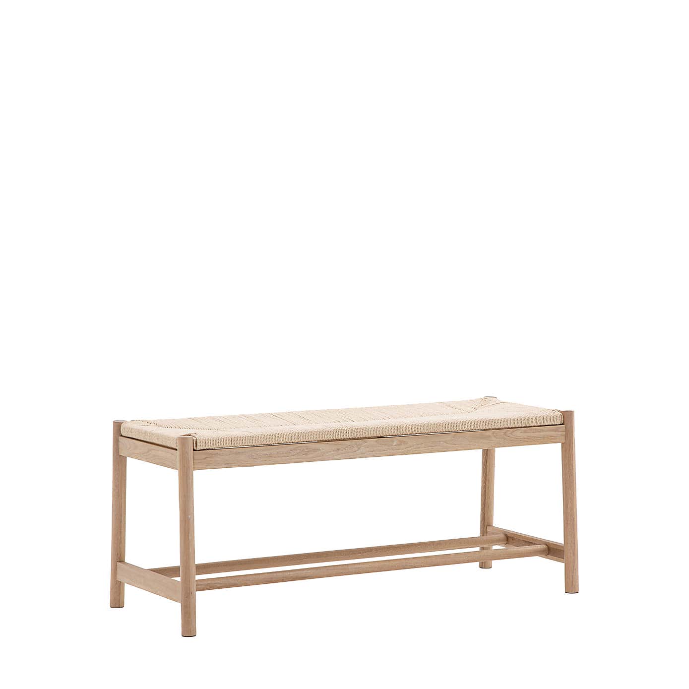 Elda Rope 2 Seater Dining Bench, Natural