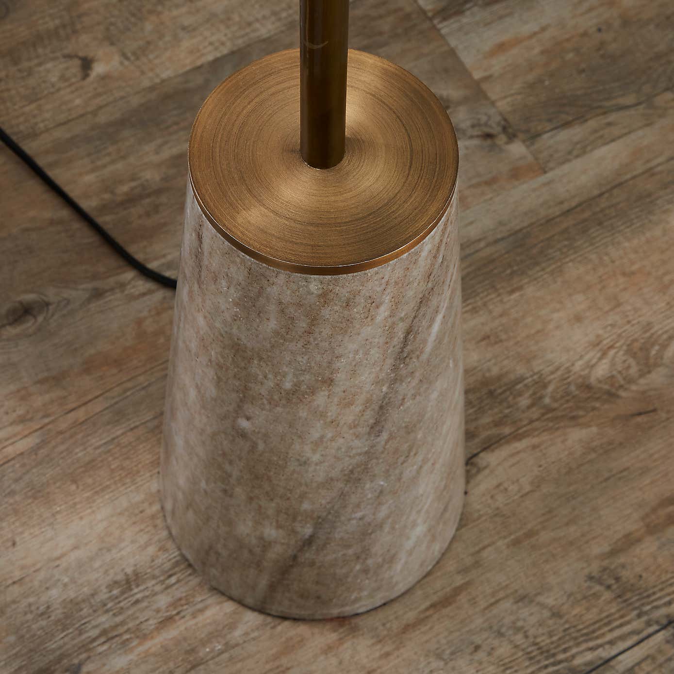 Kaeli Modern Marble Glass Floor Lamp