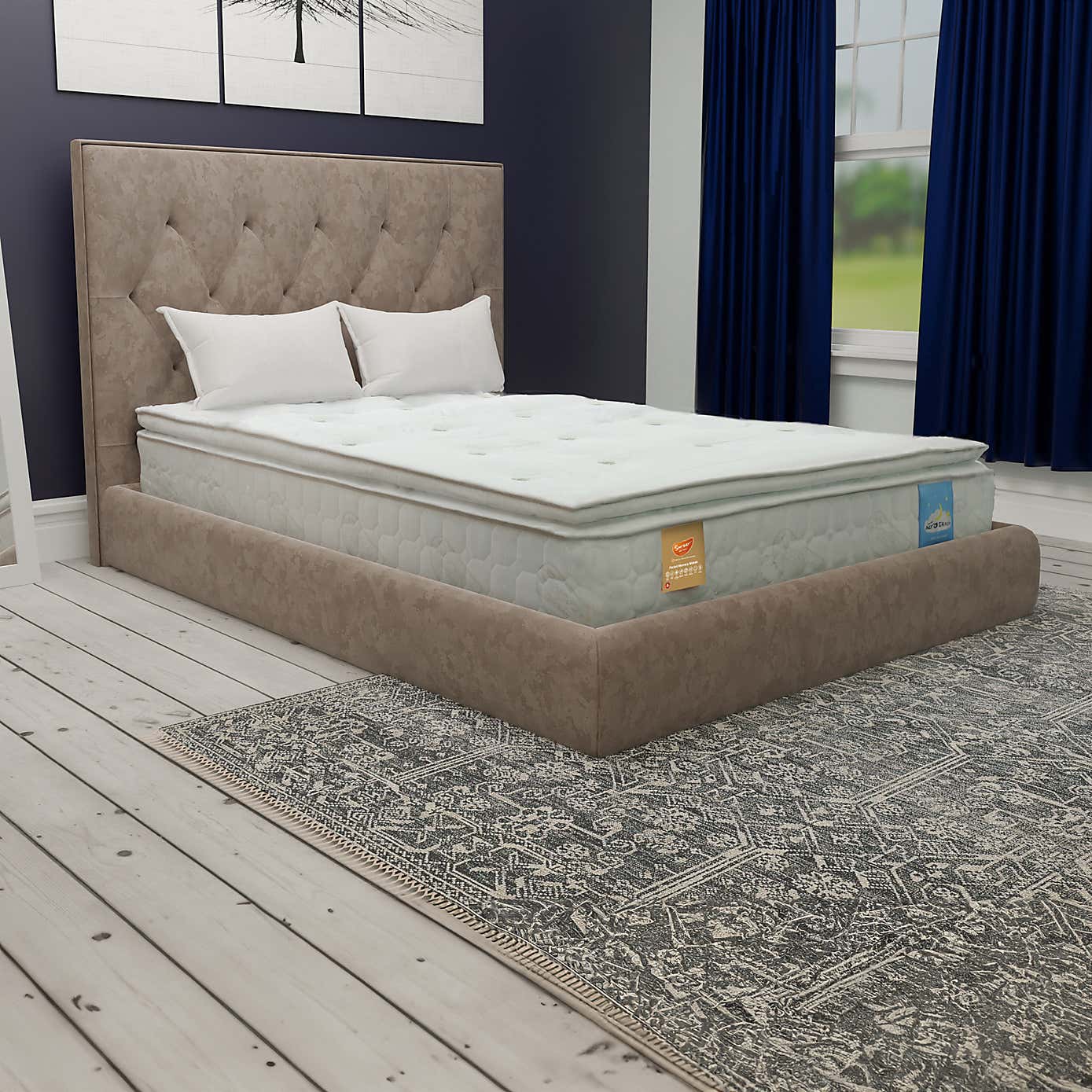 Sareer Matrah Pocket Sprung Memory Foam Pillow Top Mattress