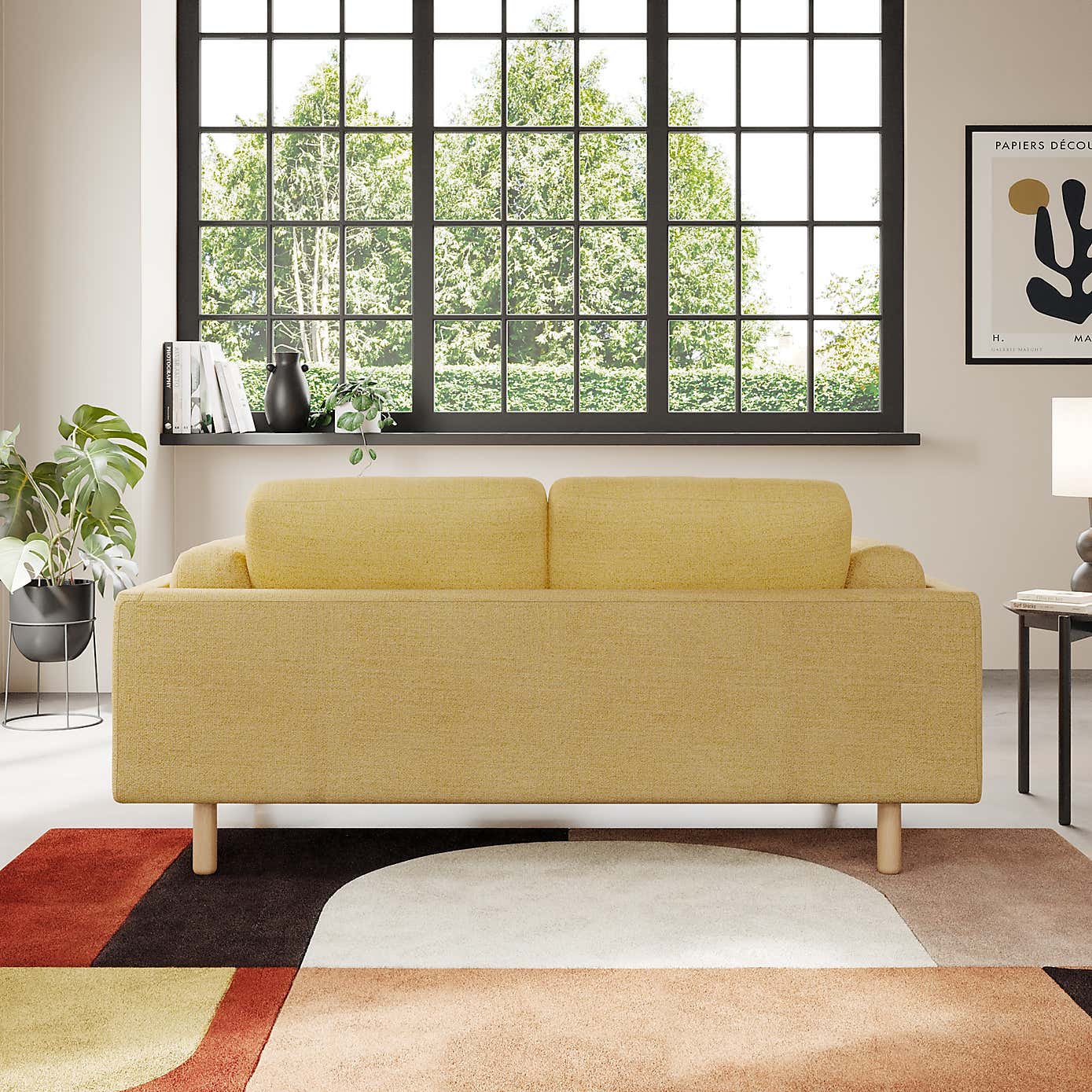 Newton Chunky Tonal Weave 2 Seater Sofa