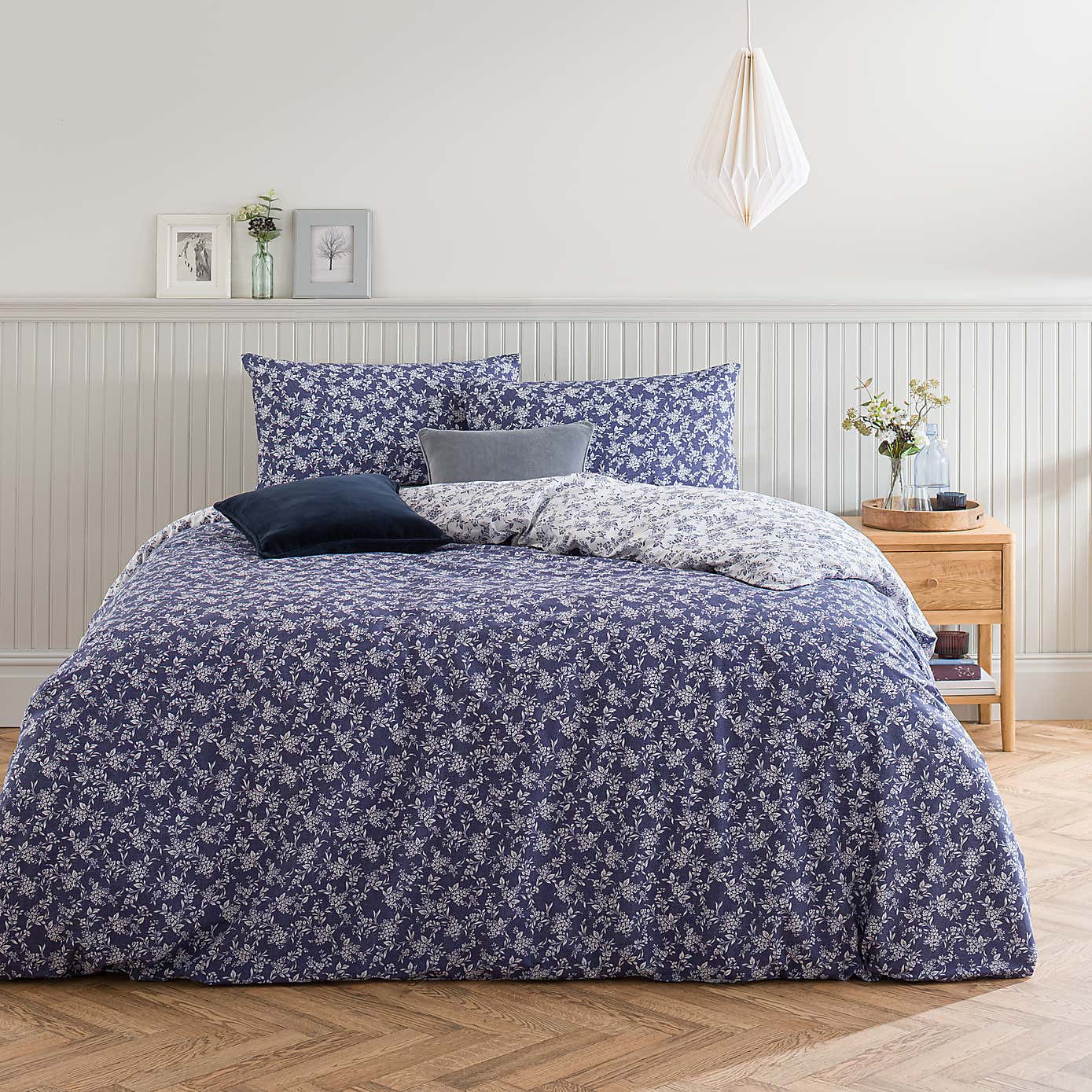 Bexley Floral Sage Duvet Cover and Pillowcase Set