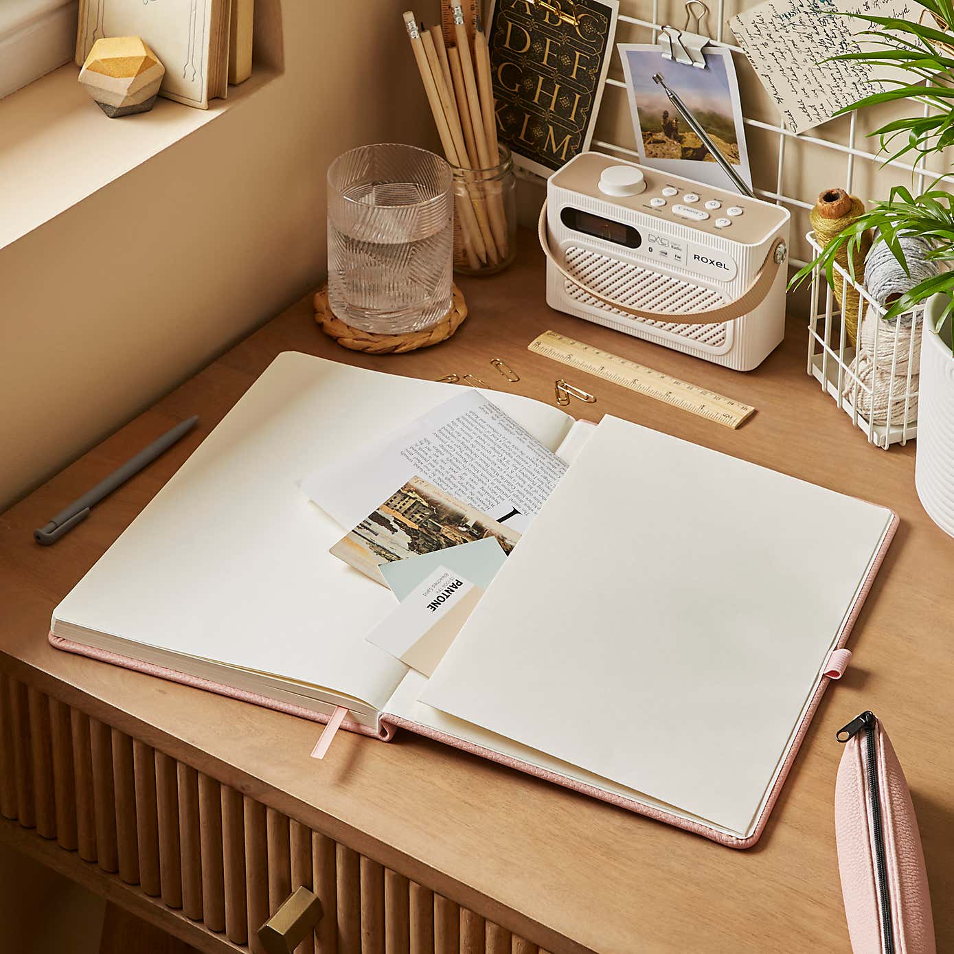 Waters and Noble Premium Faux Leather Notebook