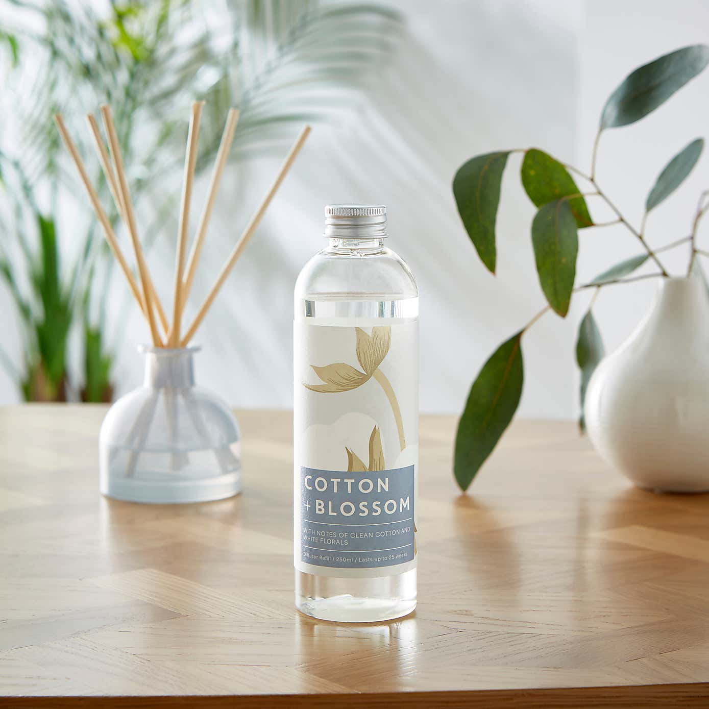 Cotton and Blossom Diffuser and Refill Set