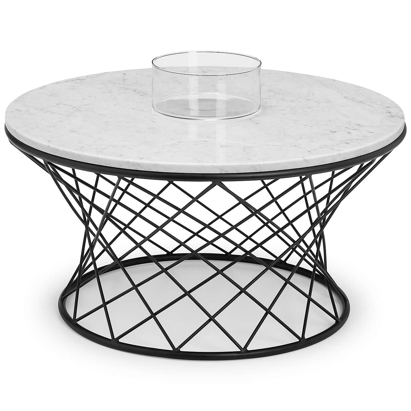 Trevi Real Marble Coffee Table