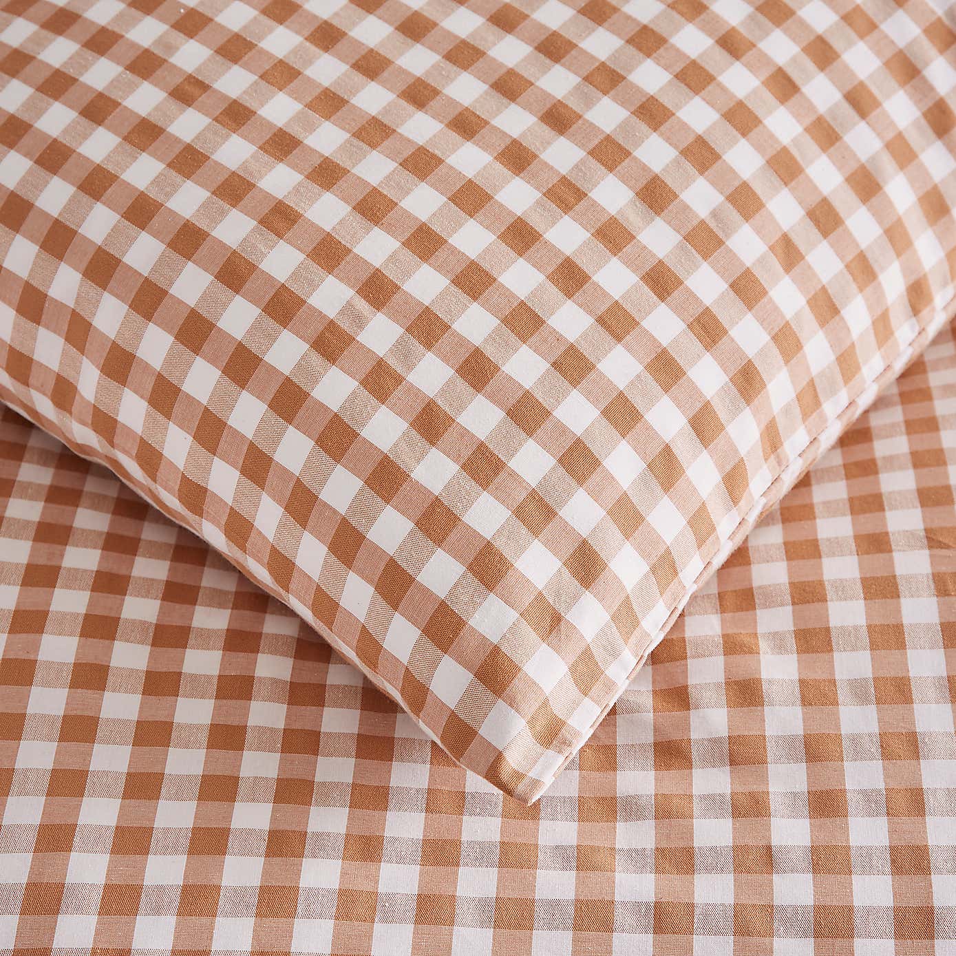 Portloe Woven Gingham Duvet Cover & Pillowcase Set