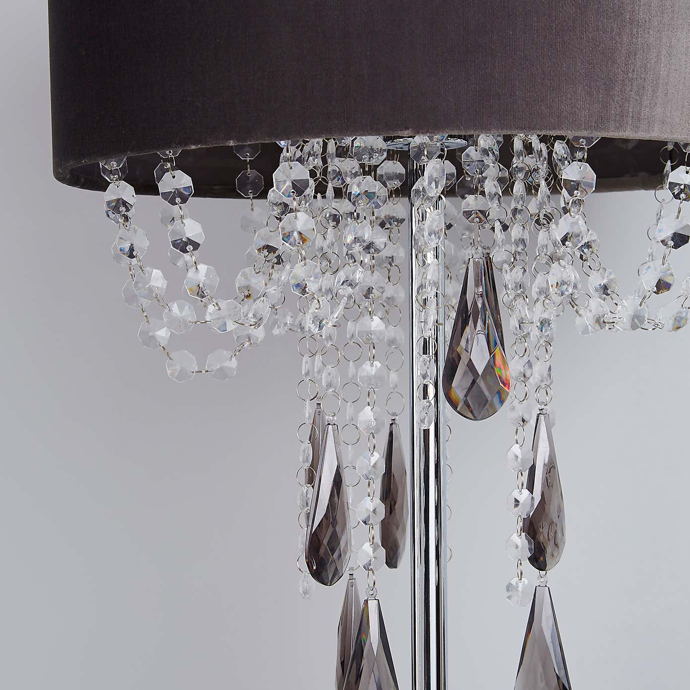 Halle French Velvet Jewel Floor Lamp