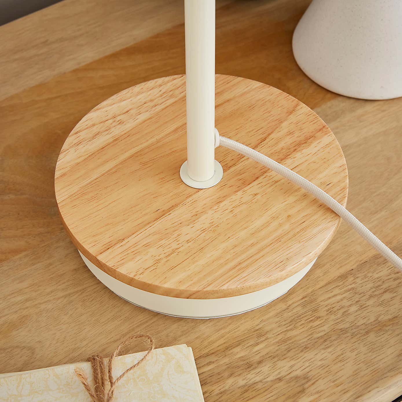 Emil Rattan 2 Light Adjustable Table Lamp