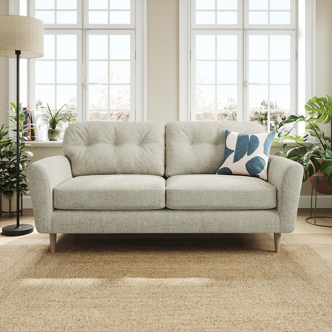 Sven Chunky Chenille 3 Seater Sofa