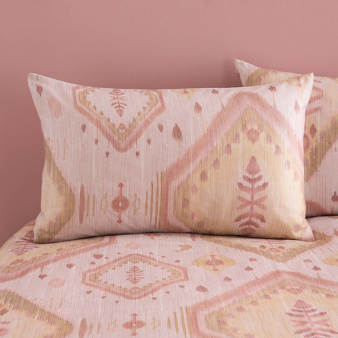 Java Ikat Cotton Duvet Cover & Pillowcase Set