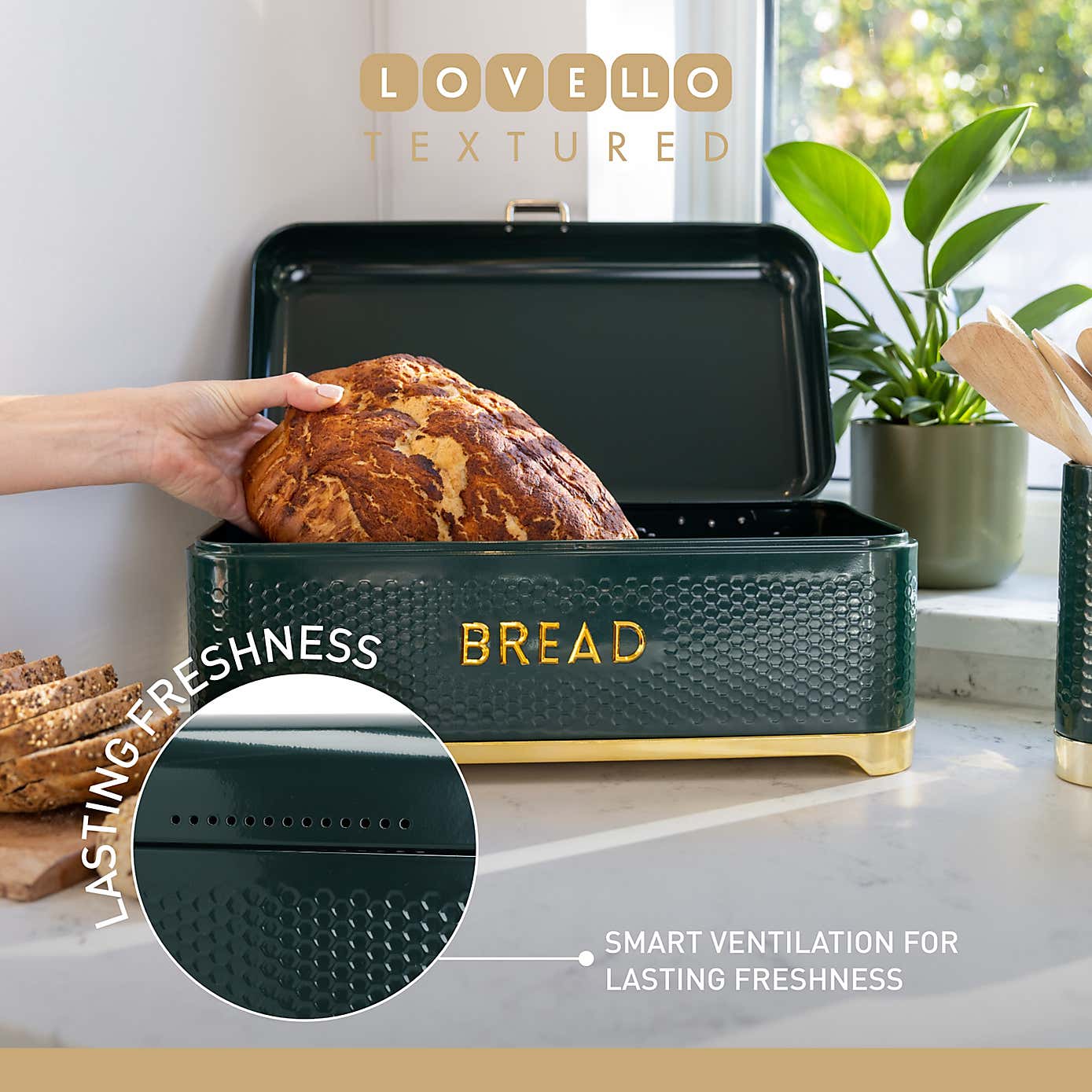 KitchenCraft Lovello Bread Bin