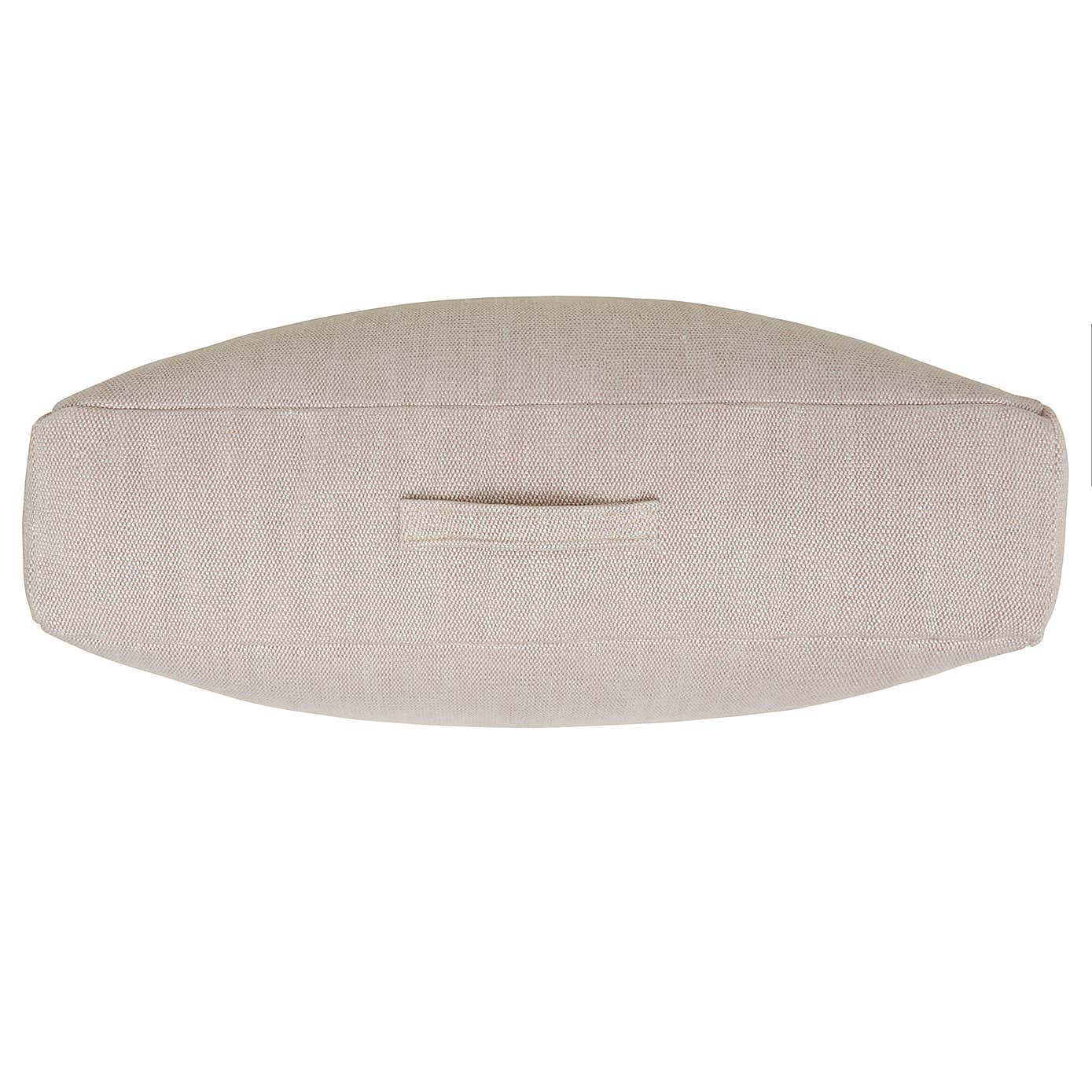 Casual Slub Natural Floor Cushion