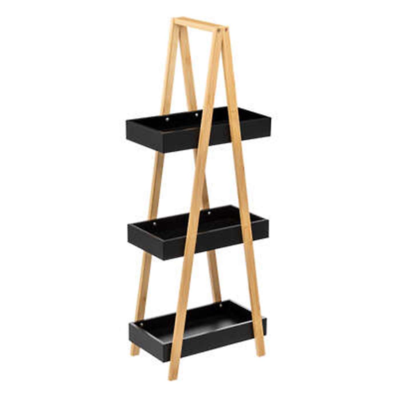Natureo Bamboo 3 Tier Bathroom Trolley