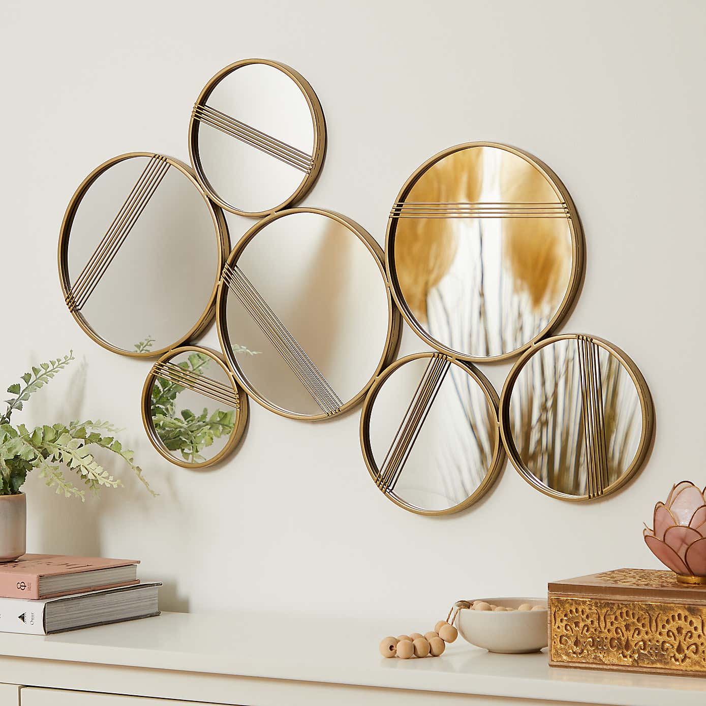 Wall Art Line Mirror 80cm x 50cm