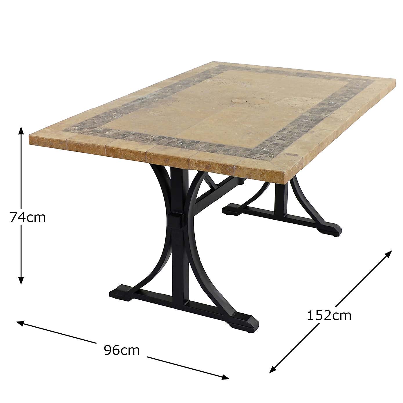 Charleston 6 Seater Dining Set with Ascot Chairs