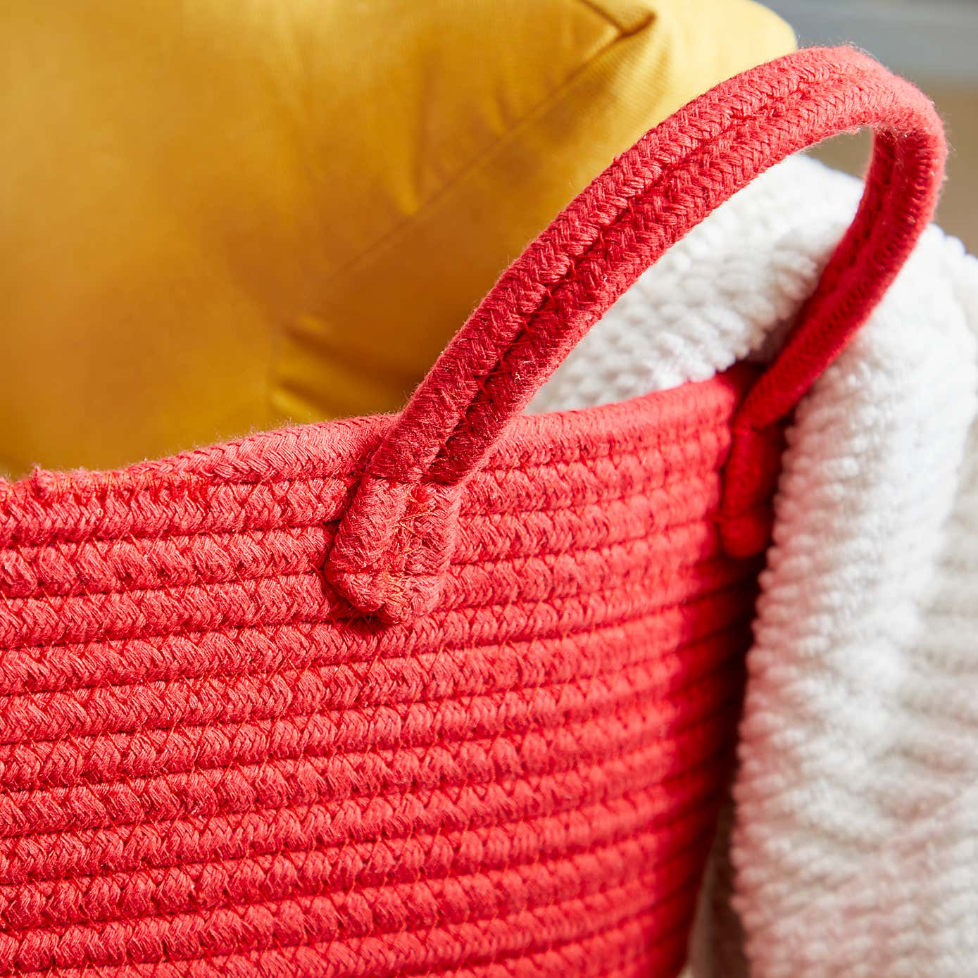 Large Cotton Rope Basket