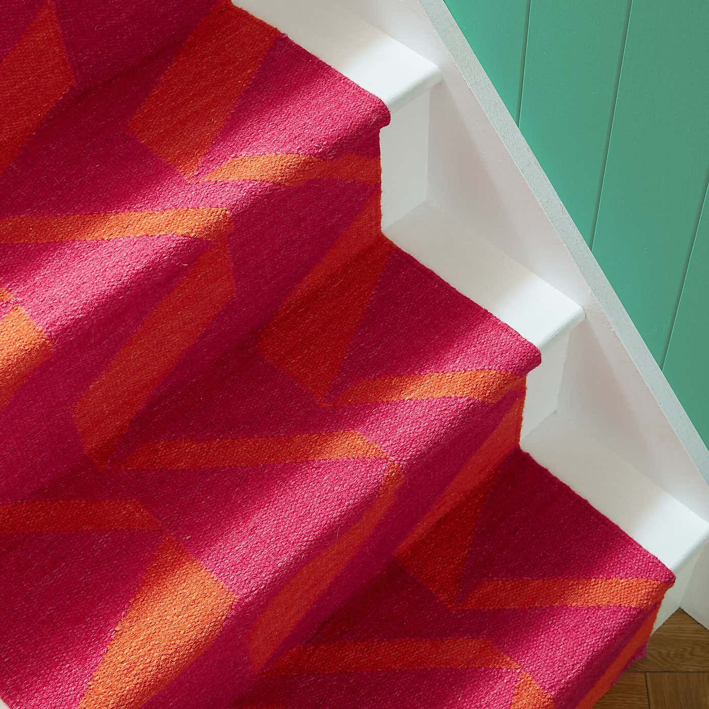 Sophie Robinson Zig Zag Wool Stair Runner