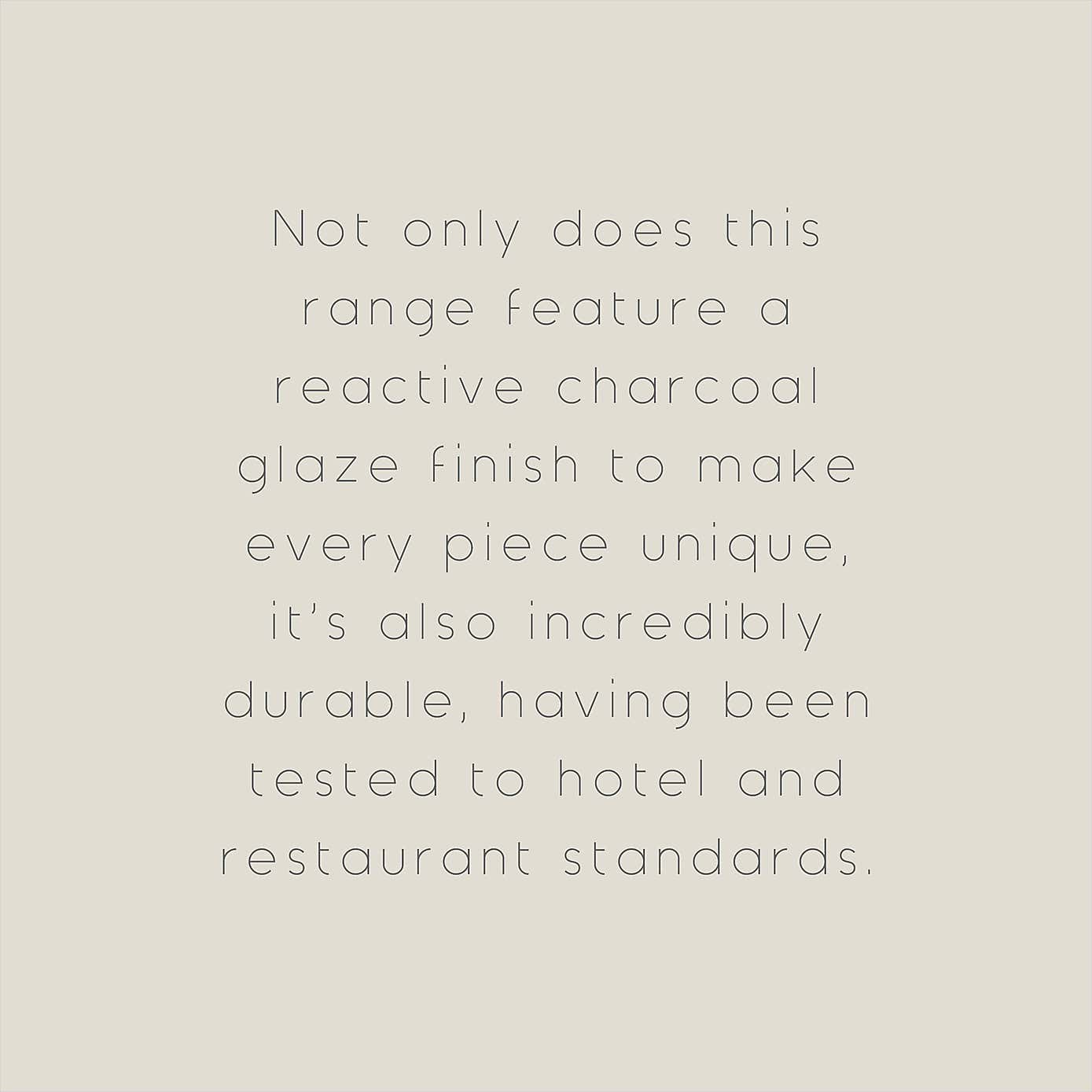 Urban Round Charcoal Serving Platter