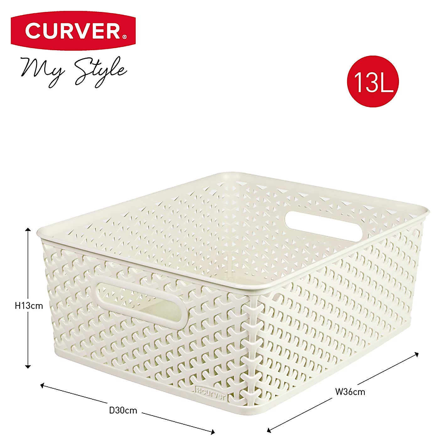 Curver Plastic Storage Basket