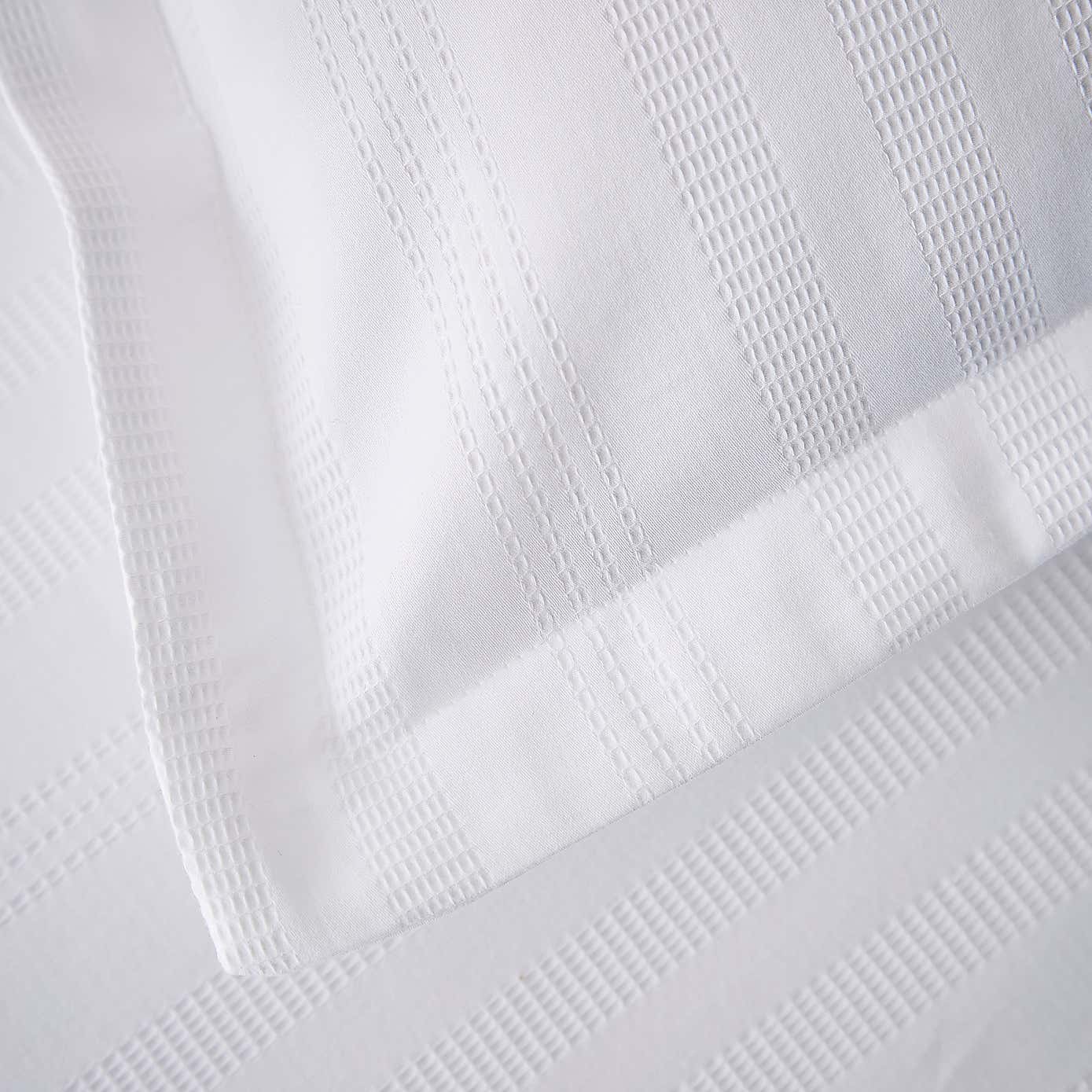 Dorma Purity Staunton White Oxford Pillowcase Pair