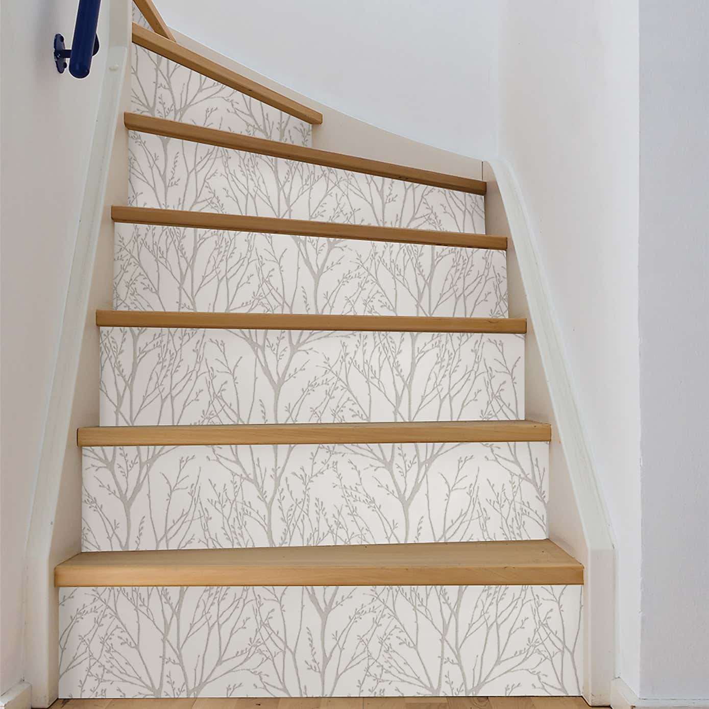 NuWallpaper Treetops Grey Self Adhesive Wallpaper