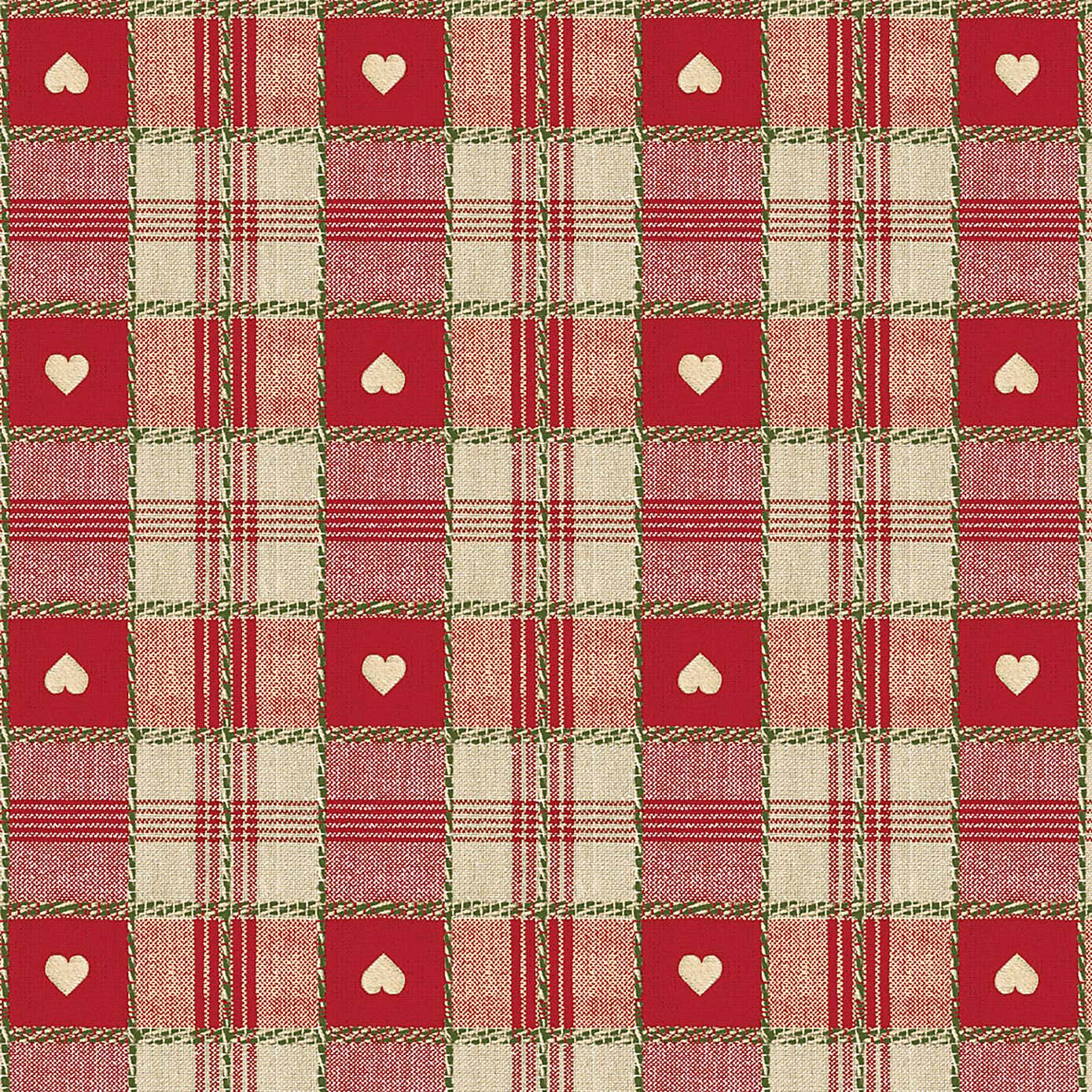 Red Hearts PVC