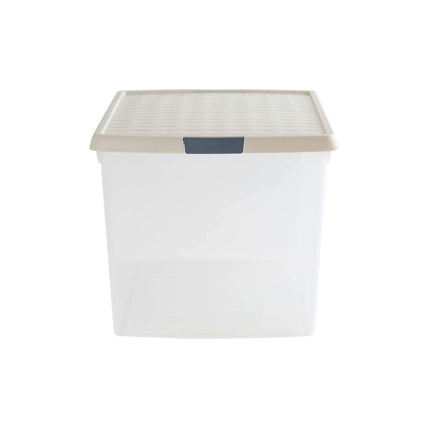 Wham Clip Pack of 4 Rectangle Storage Boxes With Lids