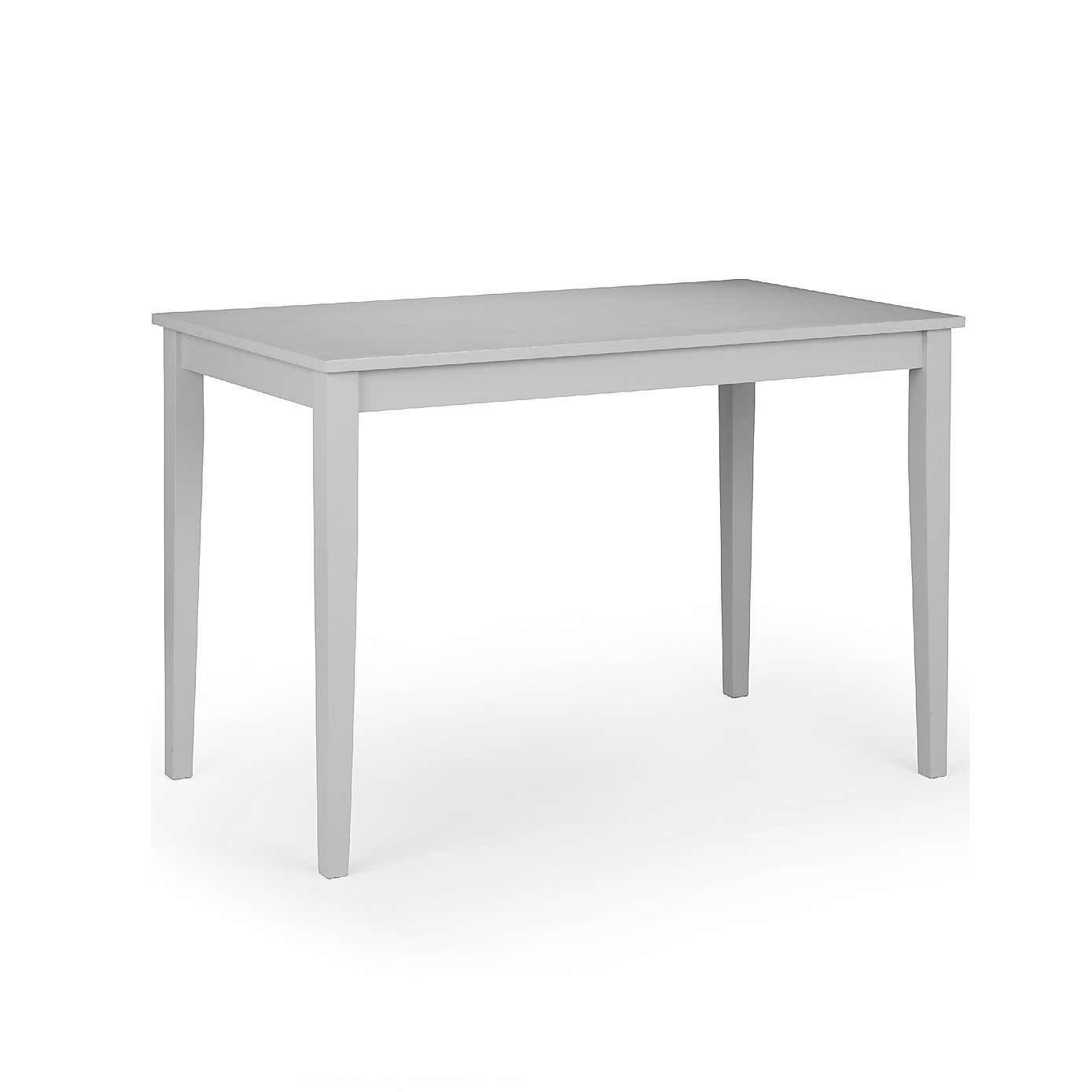 Taku 114cm White Dining Table