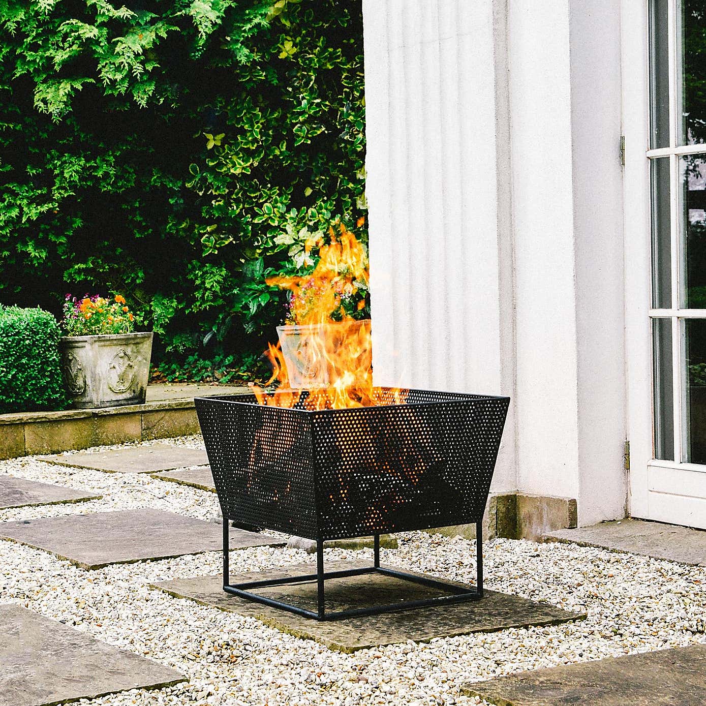 Norfolk Outdoor Black Iron Firebowl