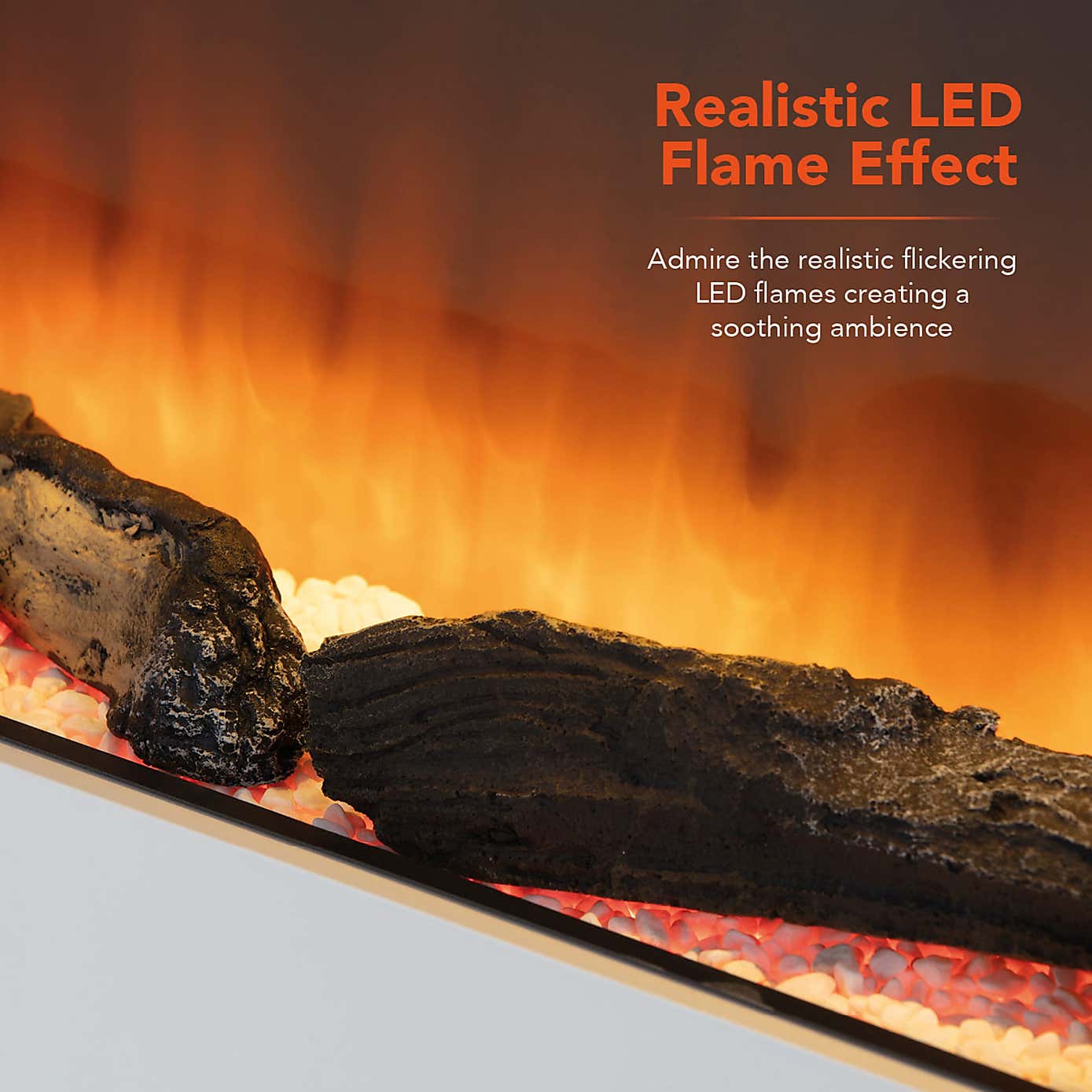 Hingham Wall Mounted Fireplace