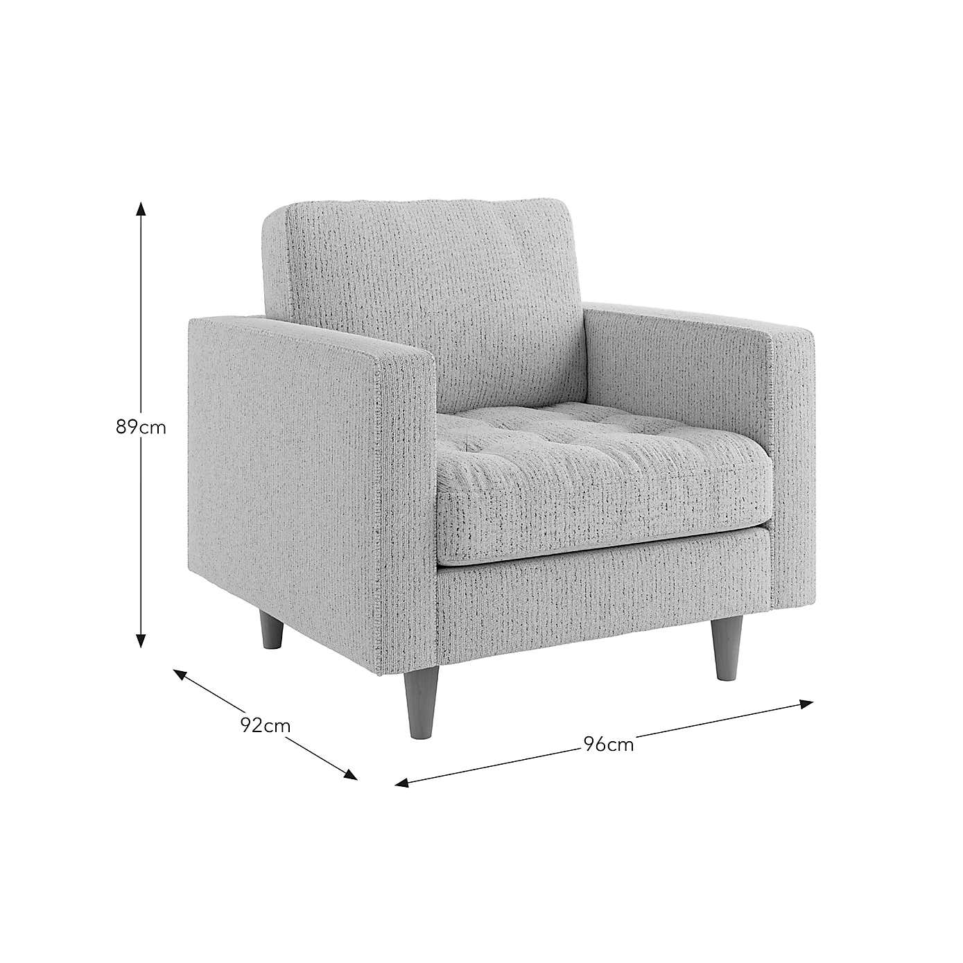 Zoe Boucle Fleck Armchair