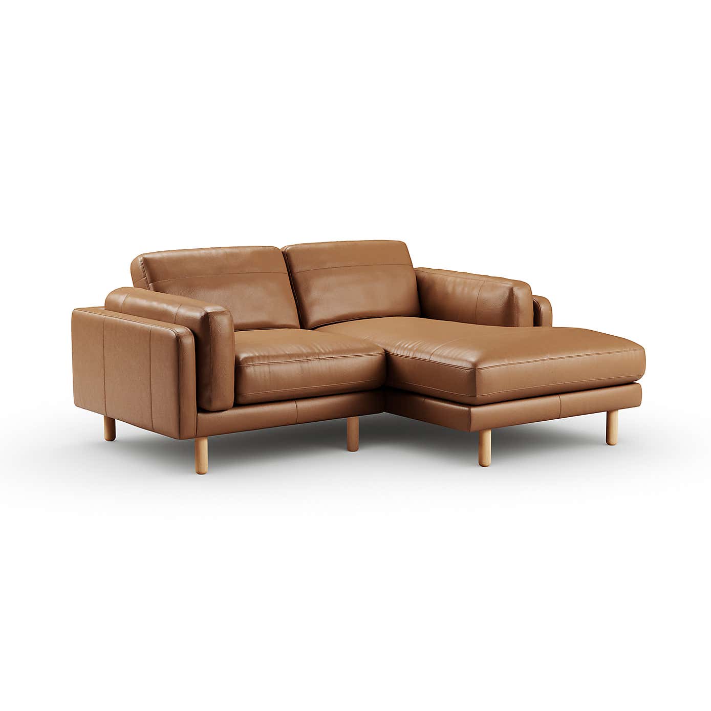Newton Classic Leather Corner Chaise Sofa
