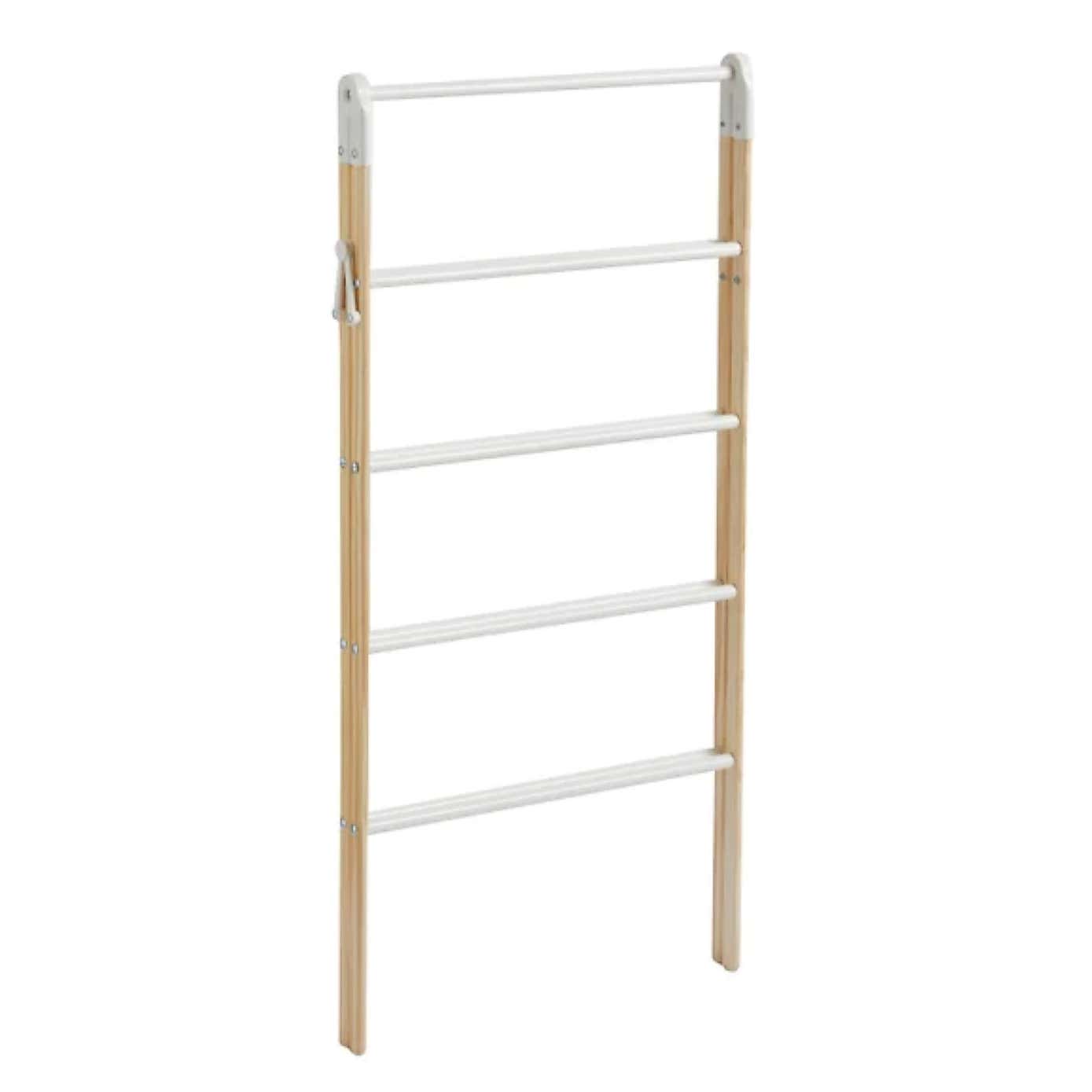 Indoor Pine Wood Ladder Airer