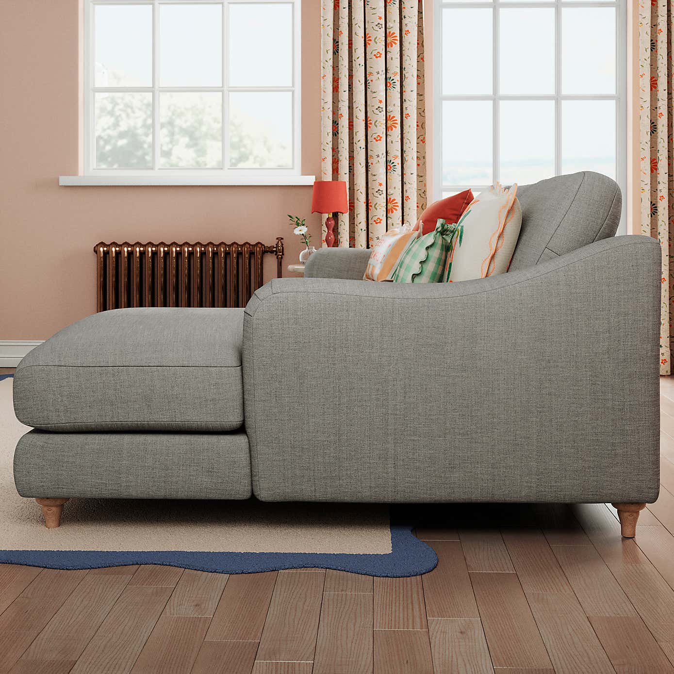 Slub Faux Linen Fabric Sample