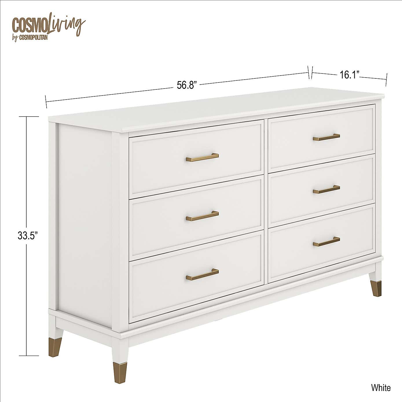 Cosmo Westerleigh 6 Drawer Chest