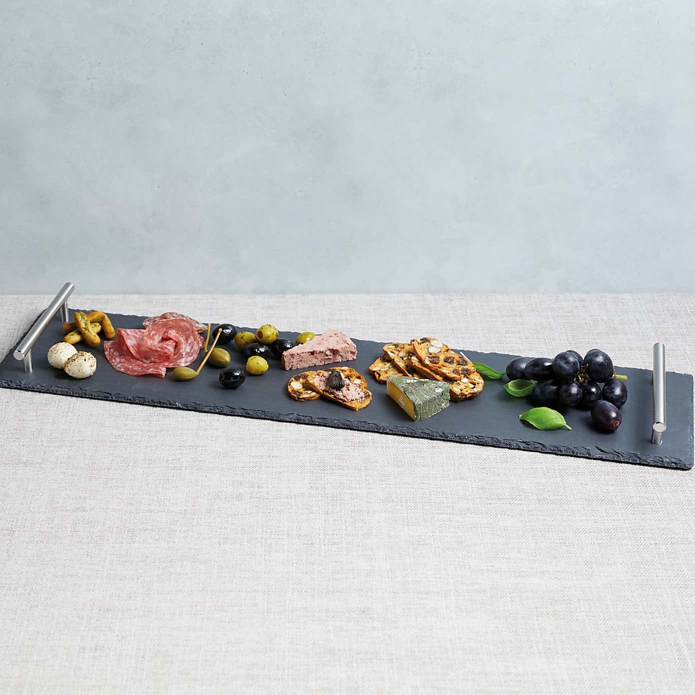 Artesà Slate Serving Platter with Handles