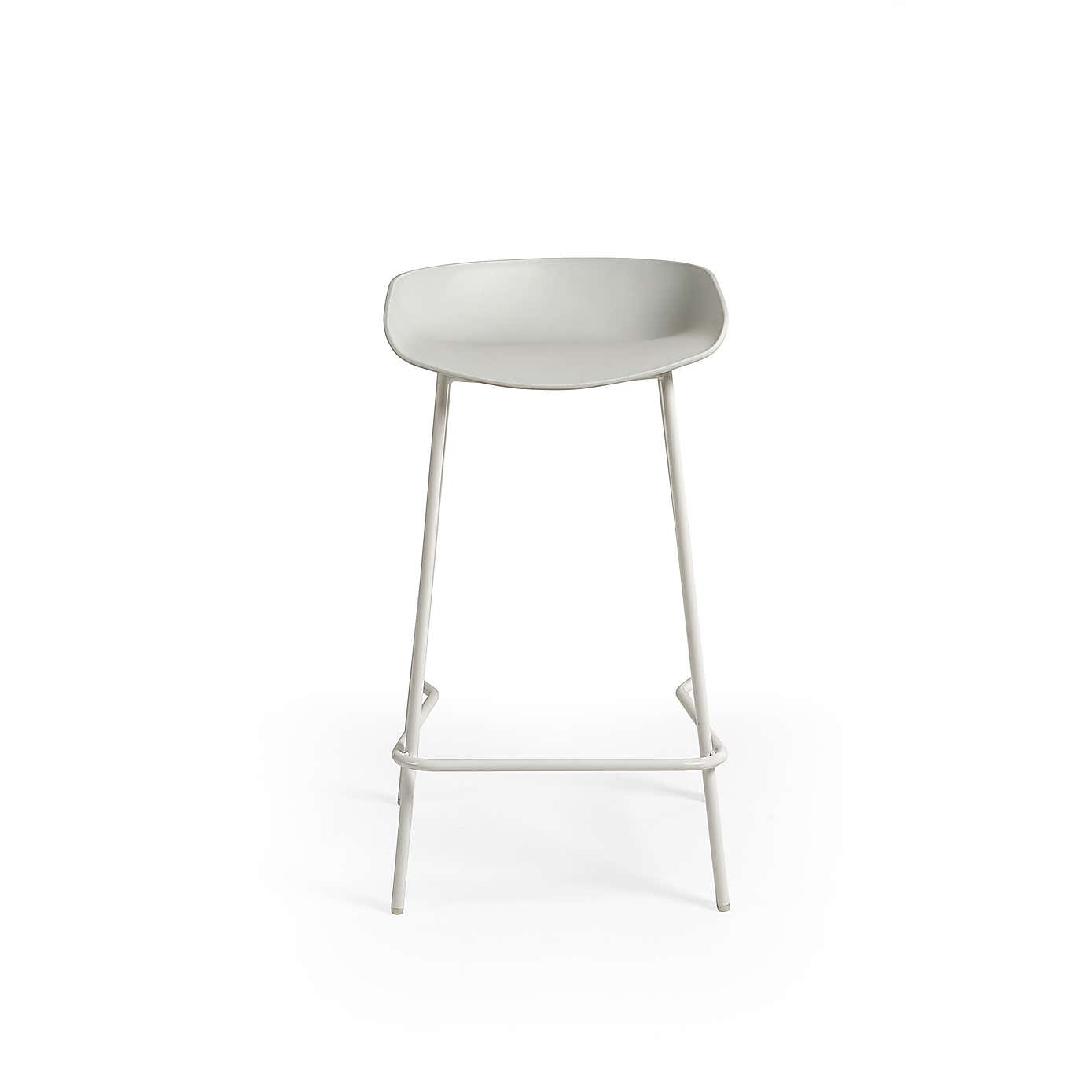 Renzo Set Of 2 Bar Stools, Metal